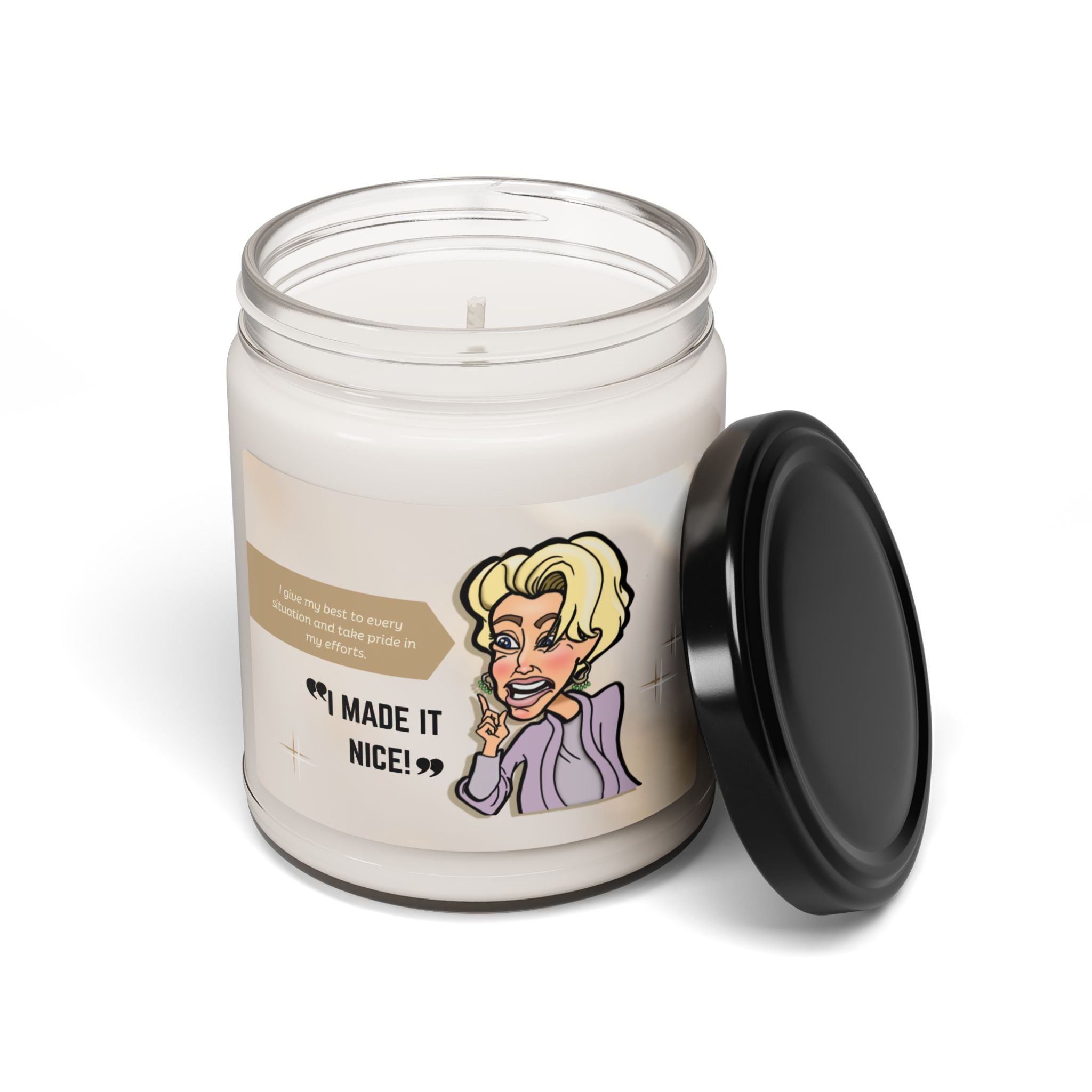 Real Housewives | "I Made It Nice" Affirmation Candle| Gift for Housewives Fans