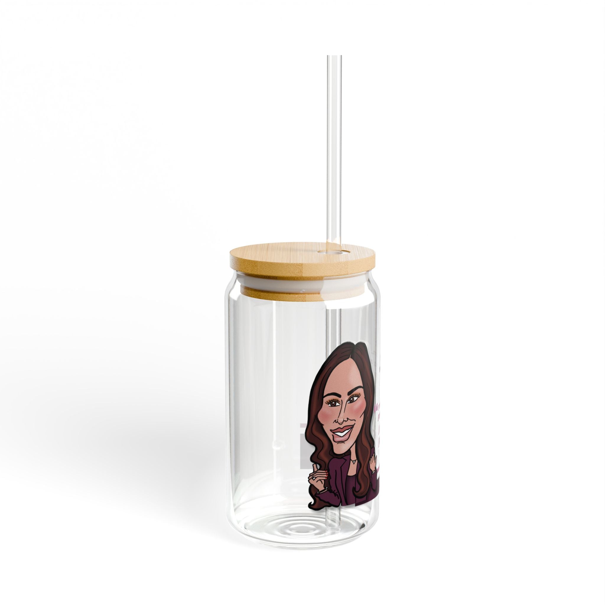 Reall Housewives "You Do French Fries and I Do Franchise" Glass Cup- Silly Nonsense Affirmation Glass Cup - RHOSLC