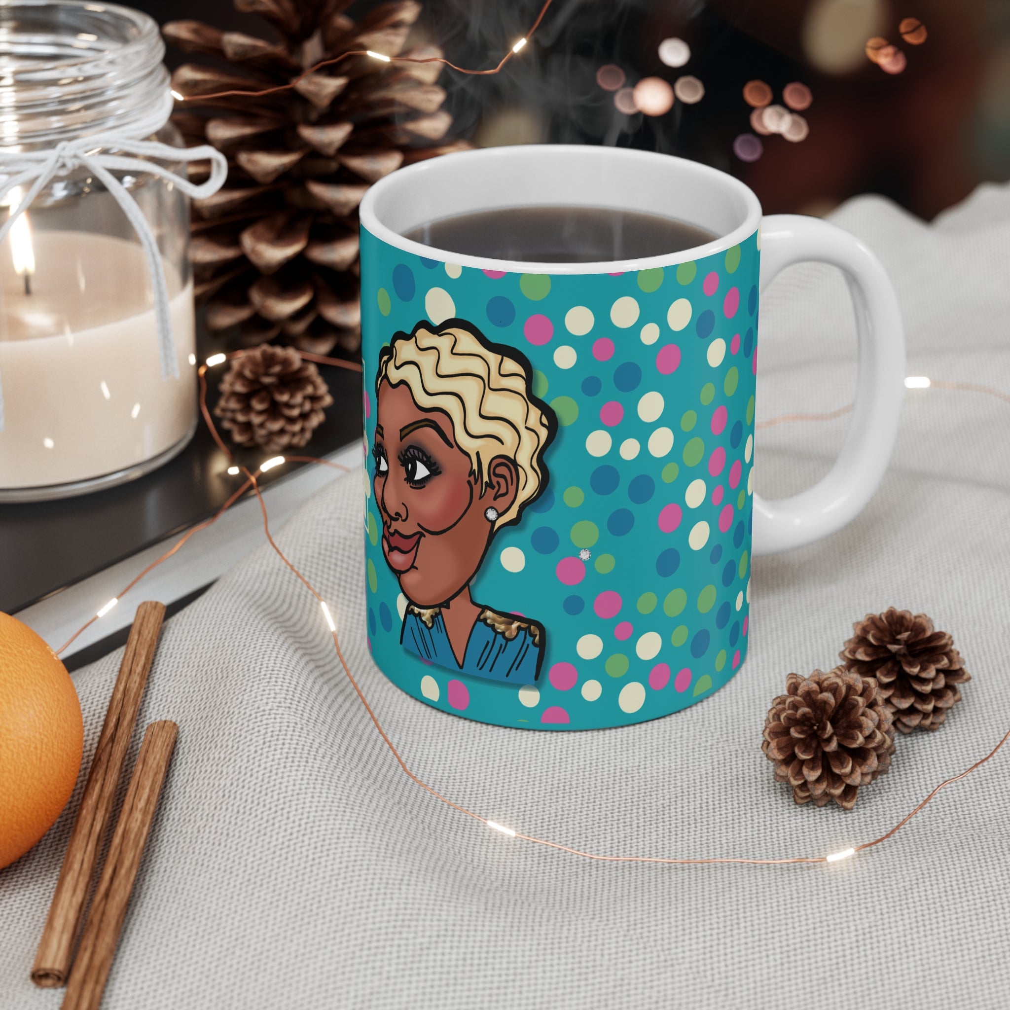 Real Housewives | The "Queen of BLOOP" Affirmation Mug | Funny Housewife Gift | Its Silly Nonsense Drinkware