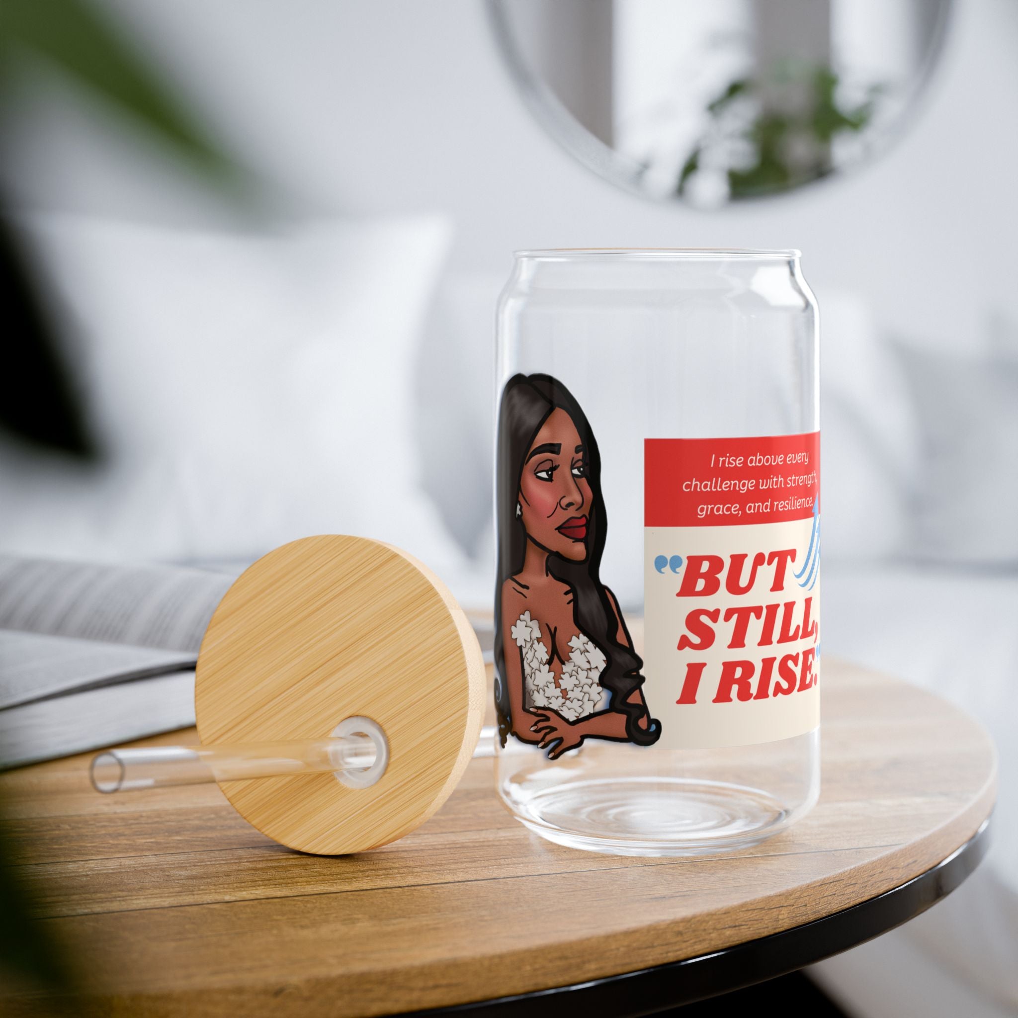 Real Housewives | The "But Still I Rise" Affirmation Glass Cup | Funny Housewife Gift | Its Silly Nonsense Drinkware