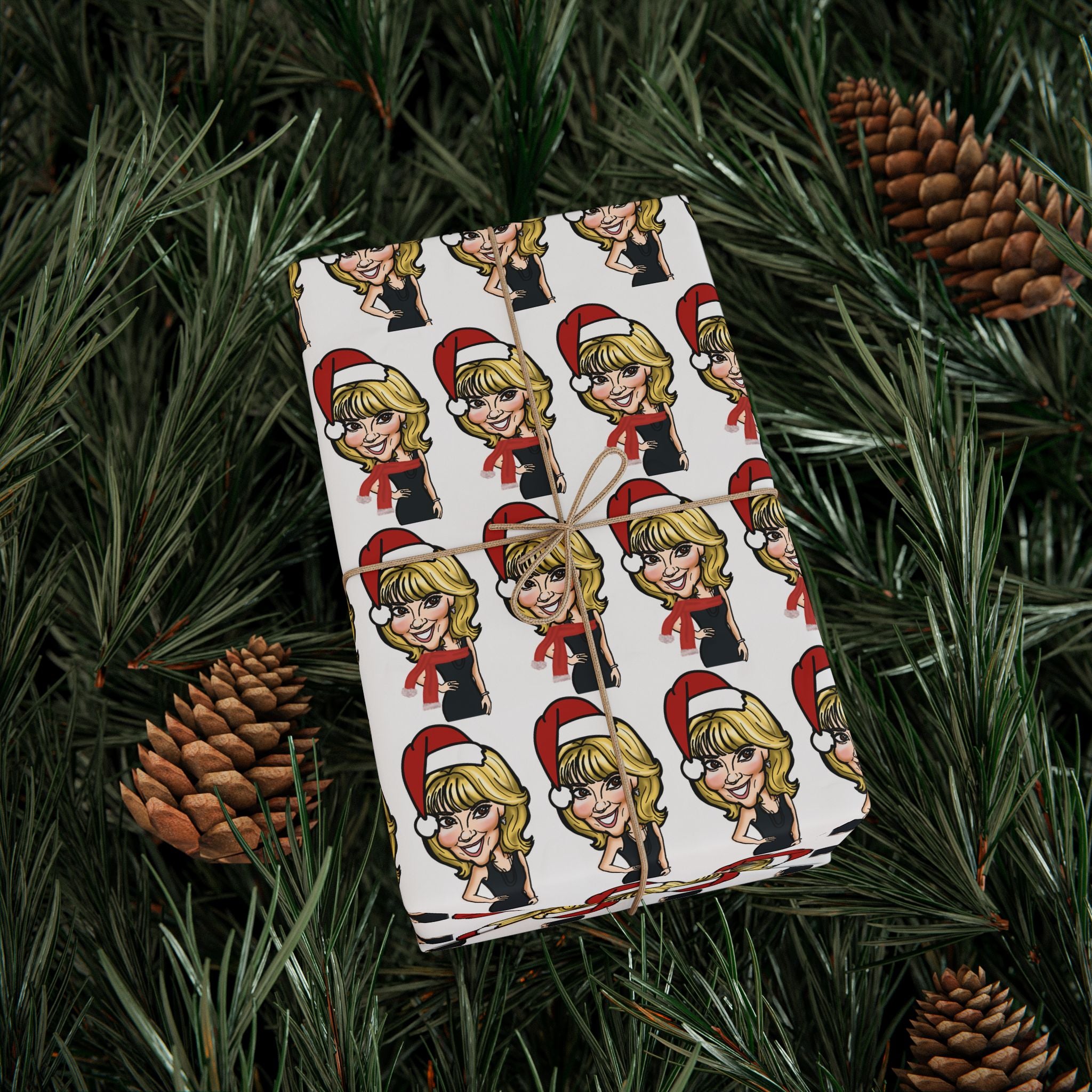 “Holiday Sparkle Icon” Wrapping Paper