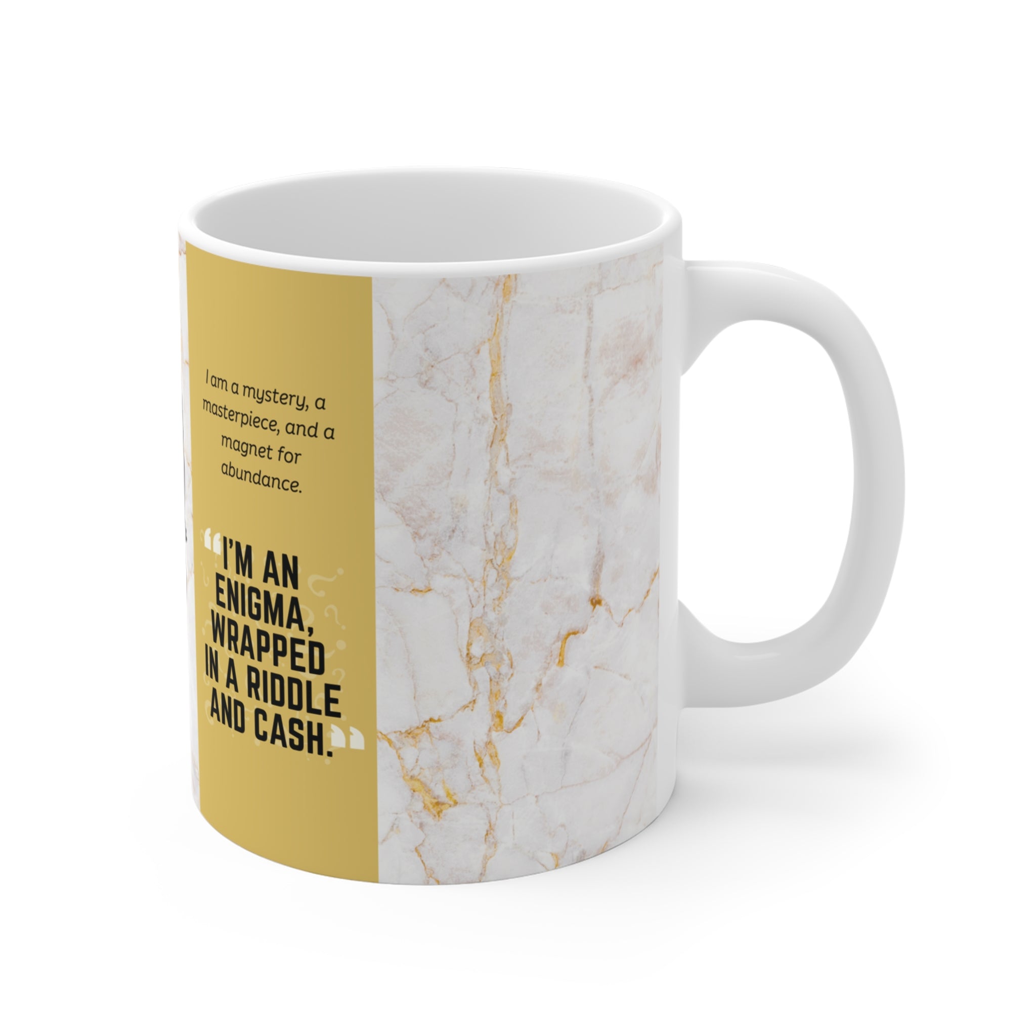Real Housewives | The "Riddled in Cash" Affirmation Mug | Funny Housewife Gift | Its Silly Nonsense Drinkware