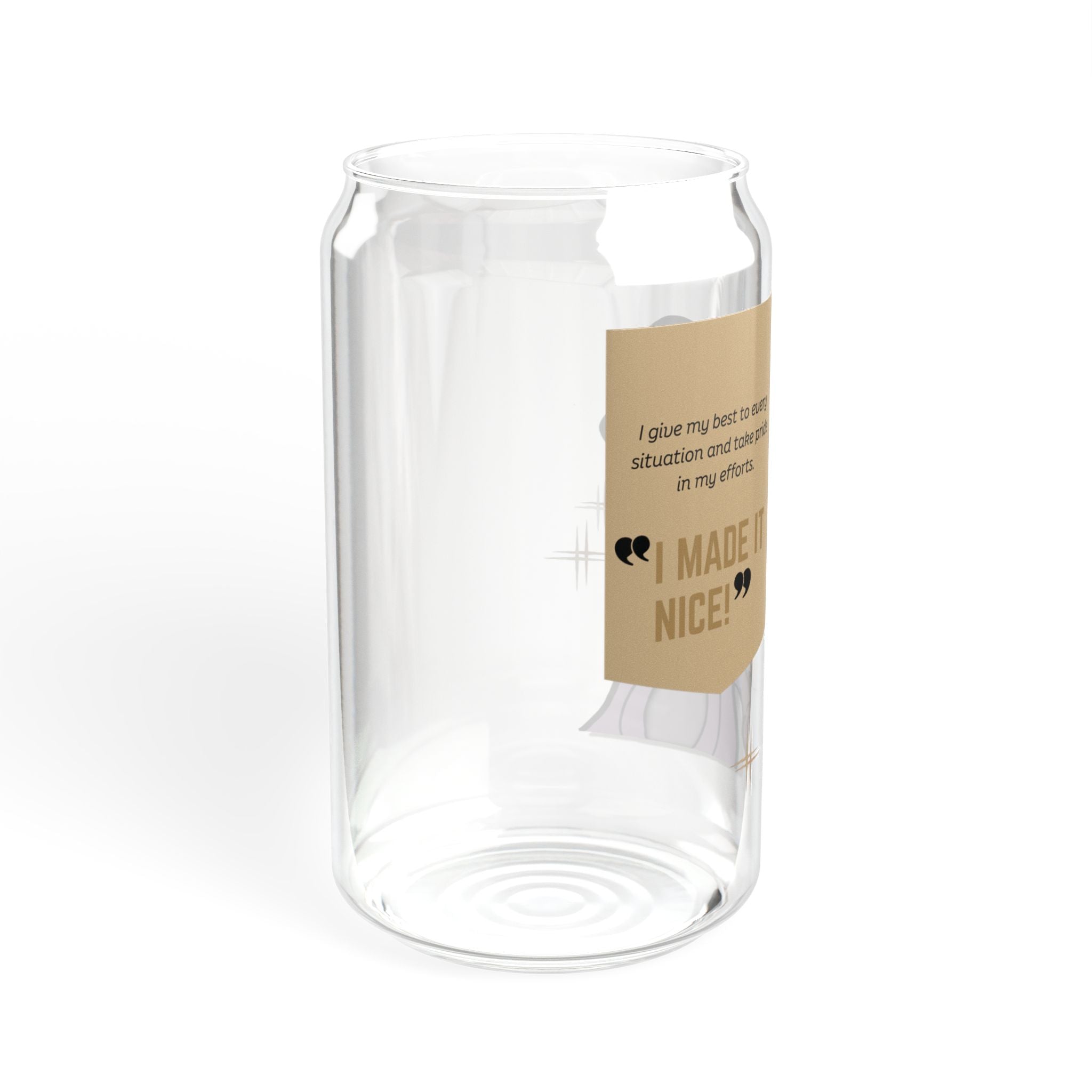 Real Housewives I Made It Nice Glass Cup | Funny Housewife Drinkware | Pop Culture Gift | Its Silly Nonsense