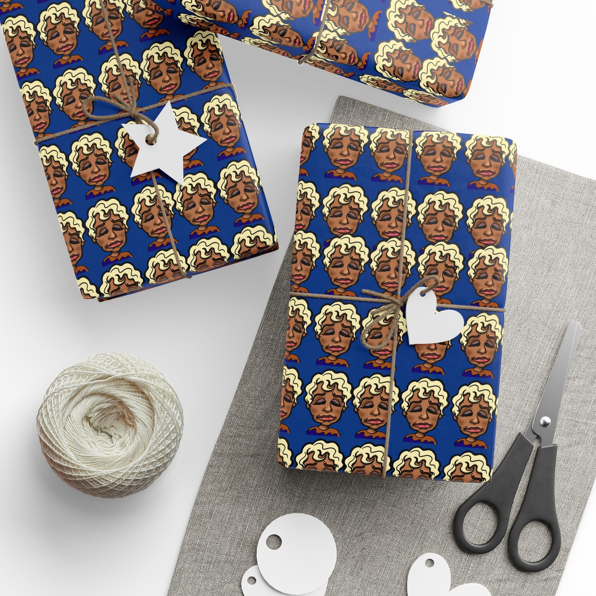Real Housewives | The "Drop that Holiday Beat" Wrapping Paper | Funny Housewife Gift | Its Silly Nonsense