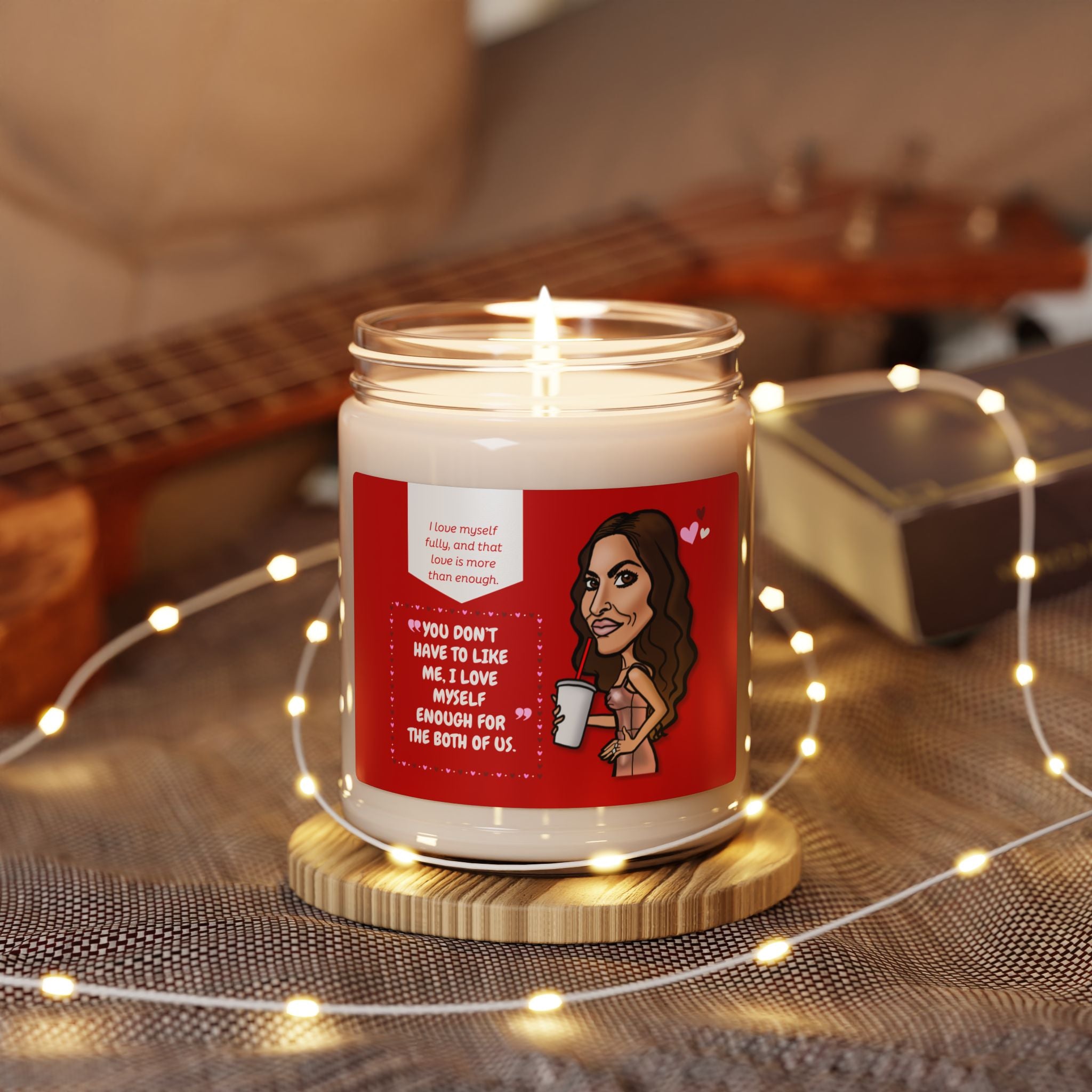 Real Housewives "Love Me for the Both of Us" Affirmation Candle | Funny Housewife Gift | Its Silly Nonsense