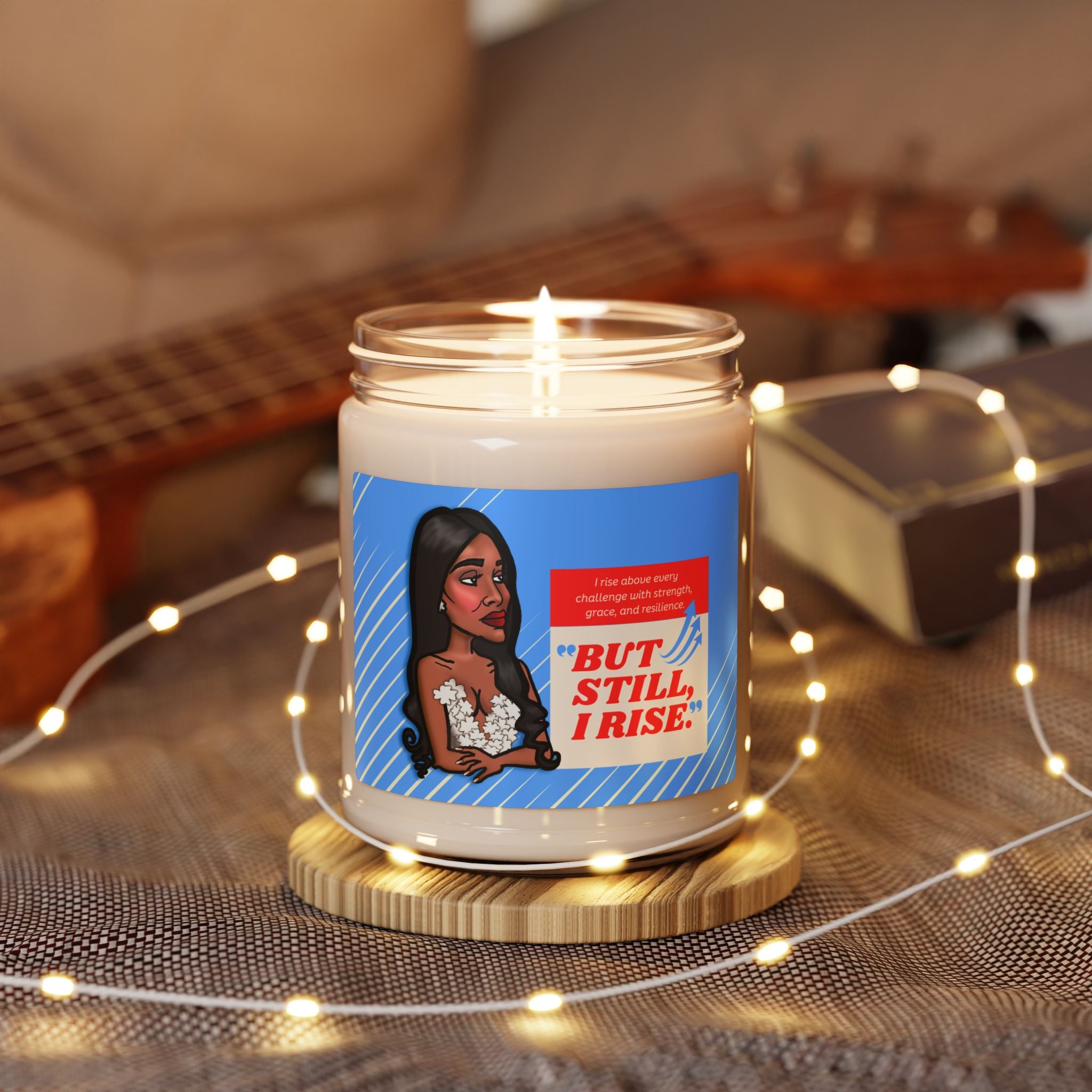 Real Housewives | "But Still I Rise" Affirmation Candle | Funny Pop-Culture Gift