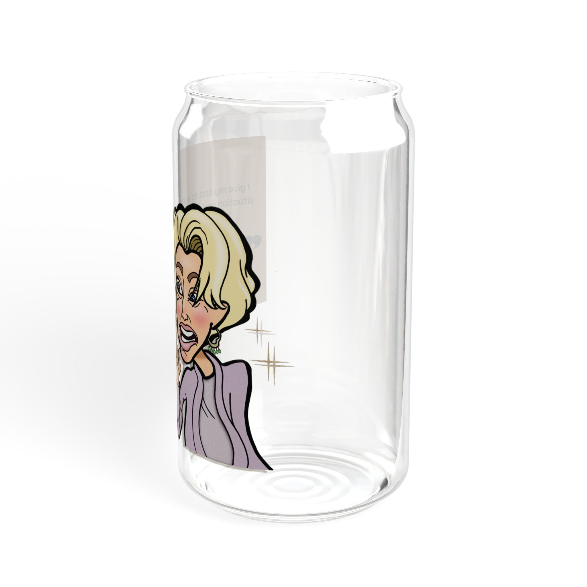 Real Housewives I Made It Nice Glass Cup | Funny Housewife Drinkware | Pop Culture Gift | Its Silly Nonsense