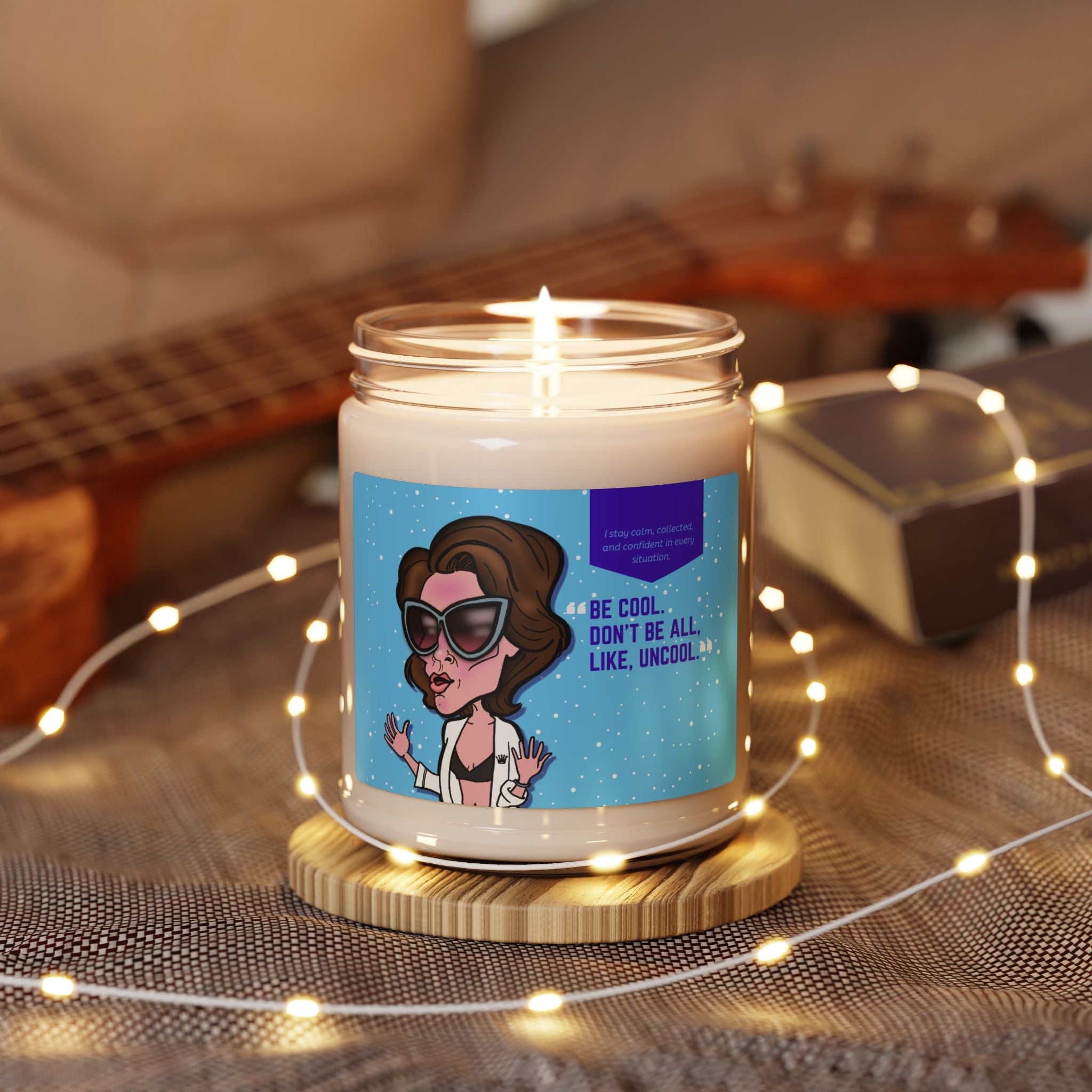 Real Housewives | The “Stay Cool” Affirmation Candle | Funny Housewife Gift | Its Silly Nonsense Drinkware