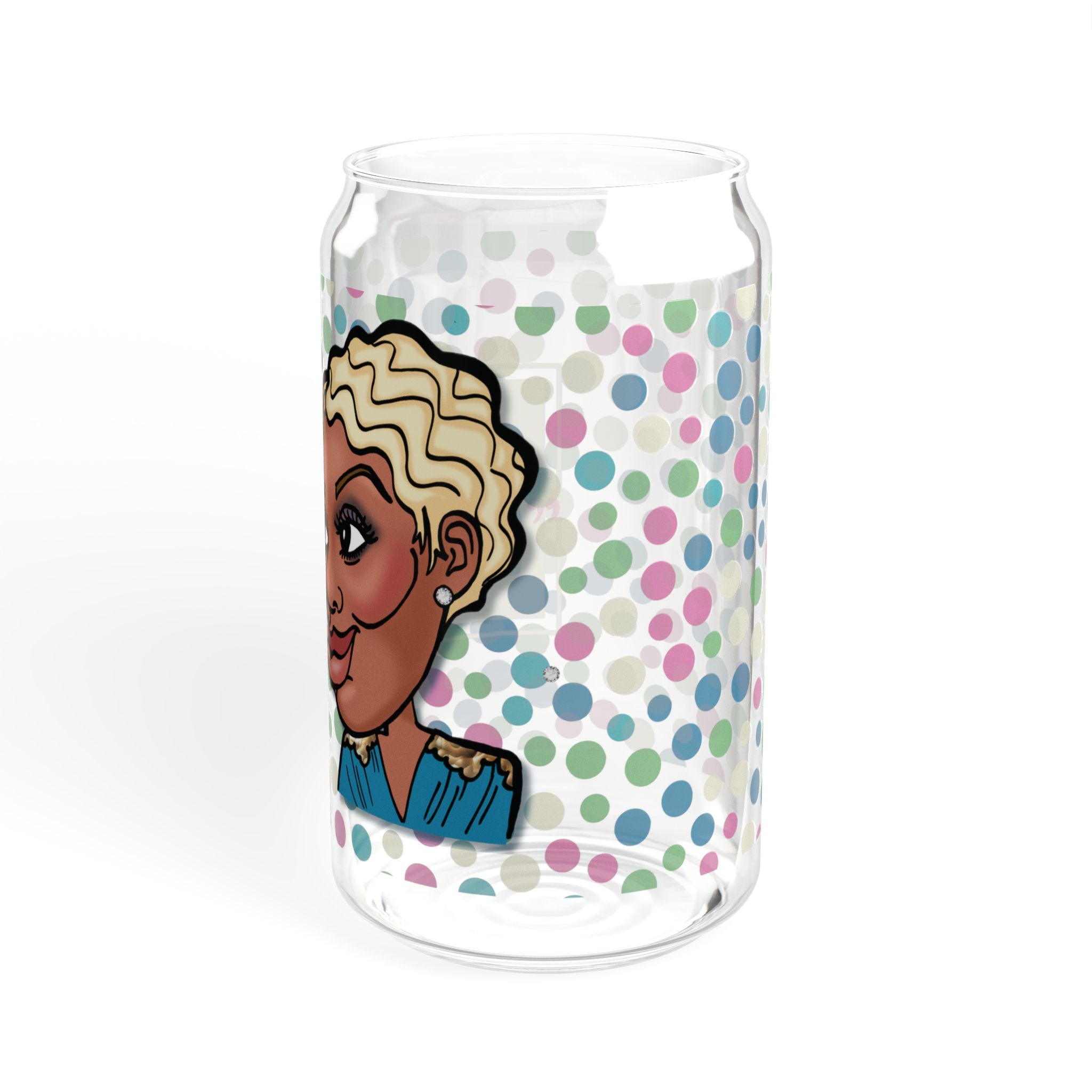Real Housewives | The "Queen of BLOOP" Affirmation Glass Cup | Funny Housewife Gift | Its Silly Nonsense Drinkware