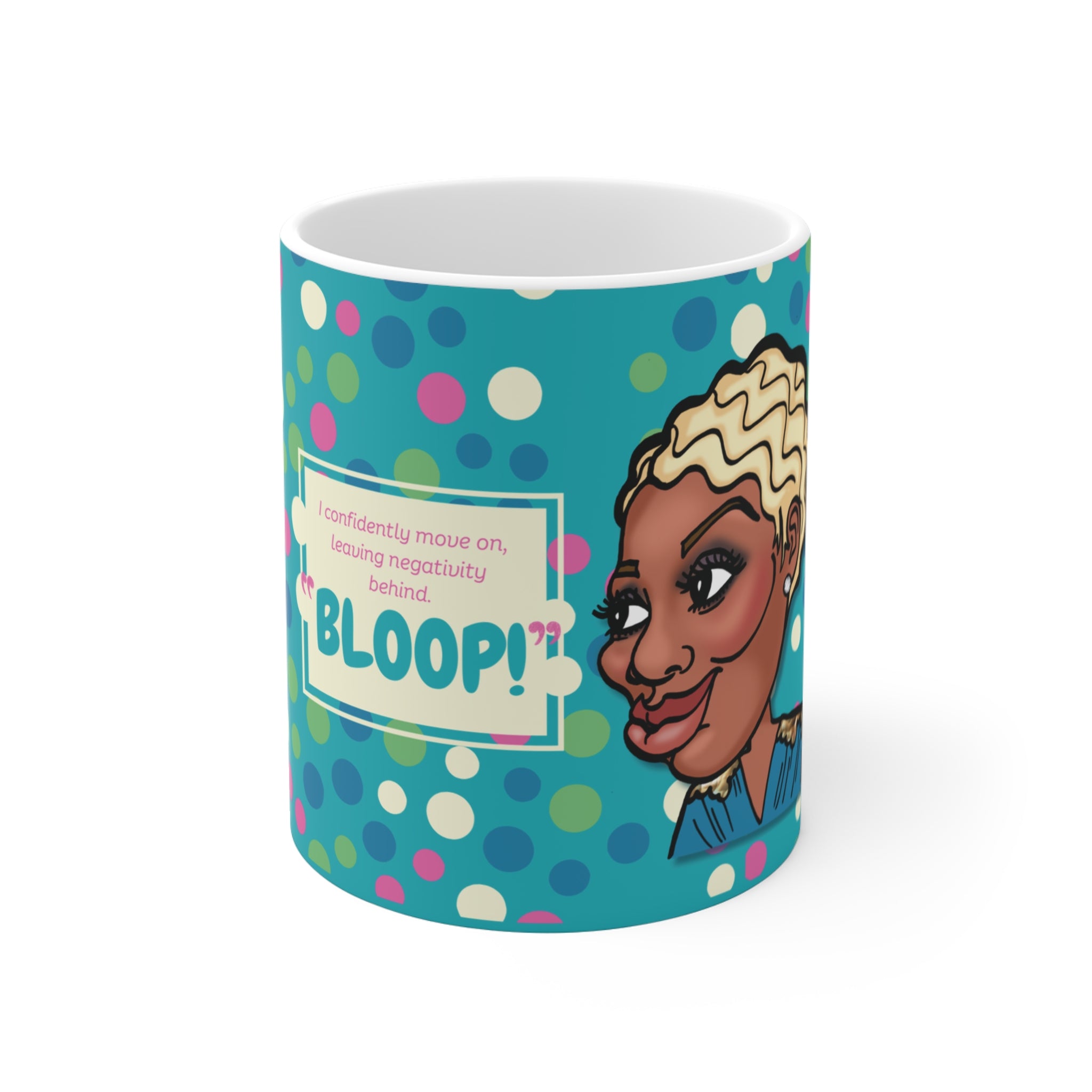 Real Housewives | The "Queen of BLOOP" Affirmation Mug | Funny Housewife Gift | Its Silly Nonsense Drinkware