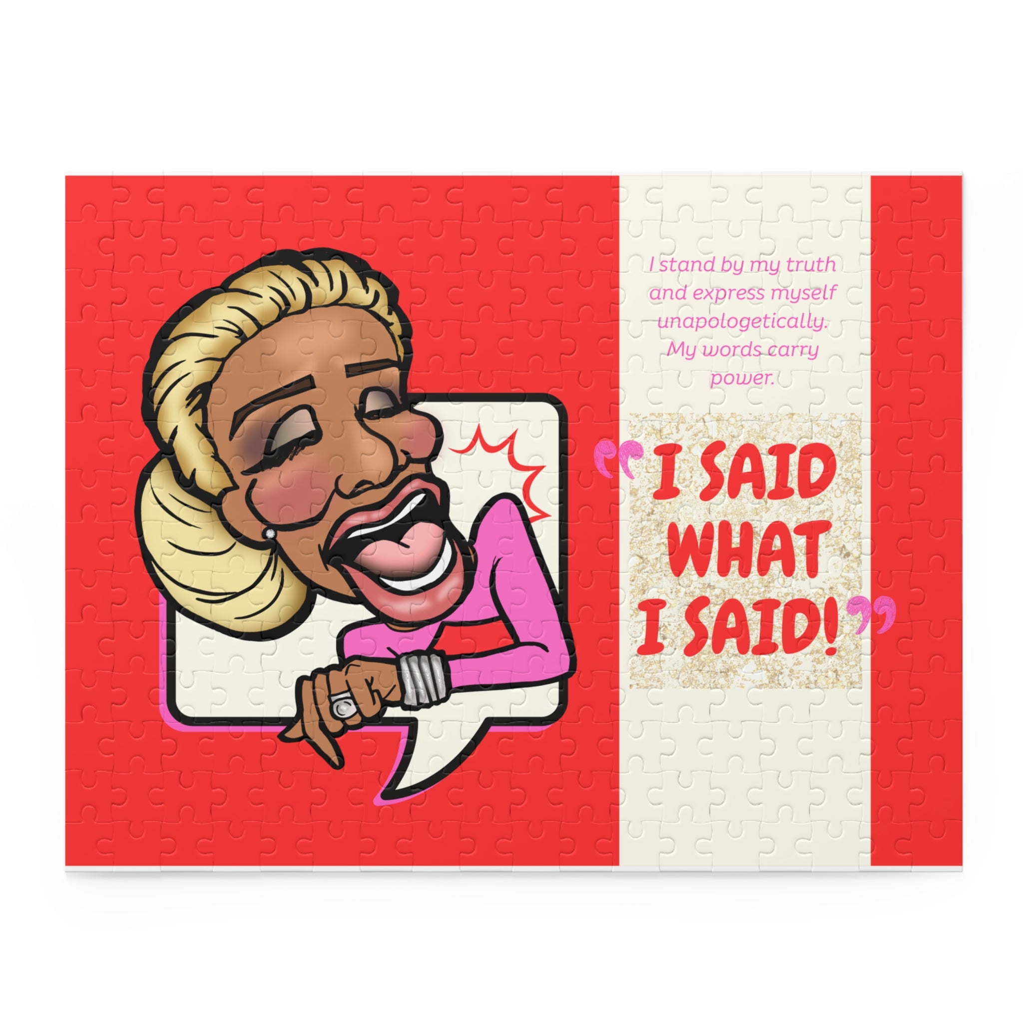 The "I Said What I Said' Puzzle - Pop Culture Gift for Fans Who Love Drama 252-Piece Puzzle
