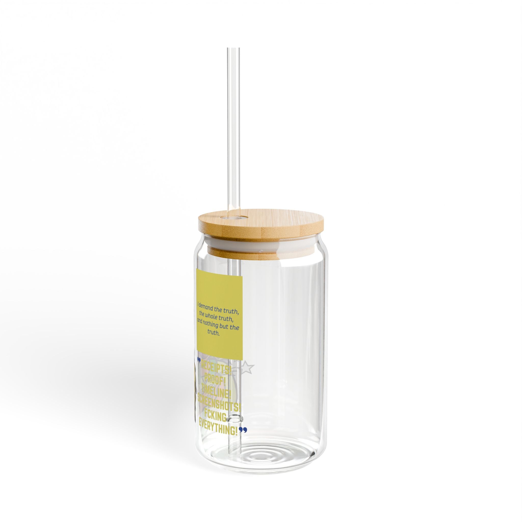 Real Housewives | "Bad Weather Blend" Affirmation Glass Cup | Funny Housewife Gift | Its Silly Nonsense Drinkware