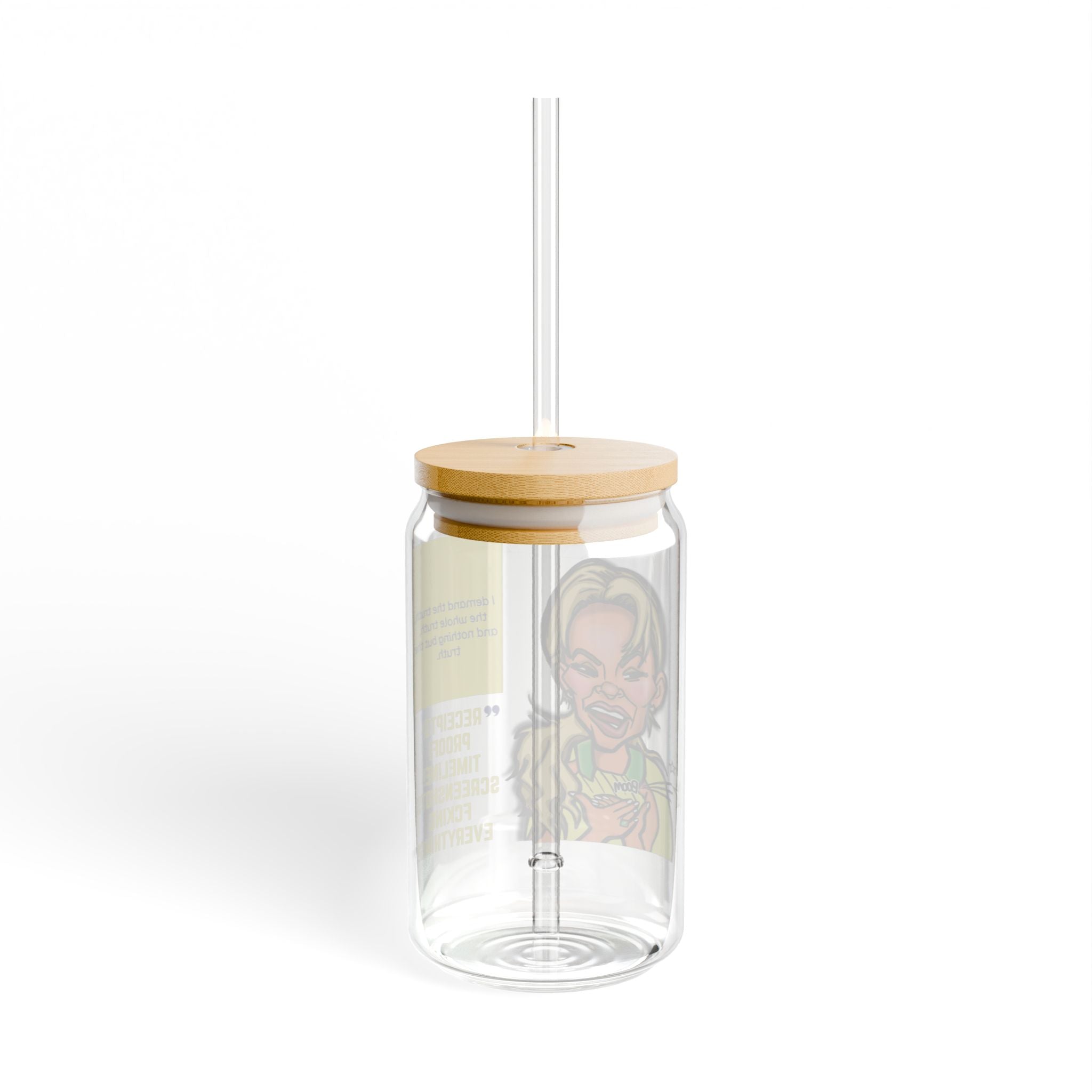 Real Housewives | "Bad Weather Blend" Affirmation Glass Cup | Funny Housewife Gift | Its Silly Nonsense Drinkware