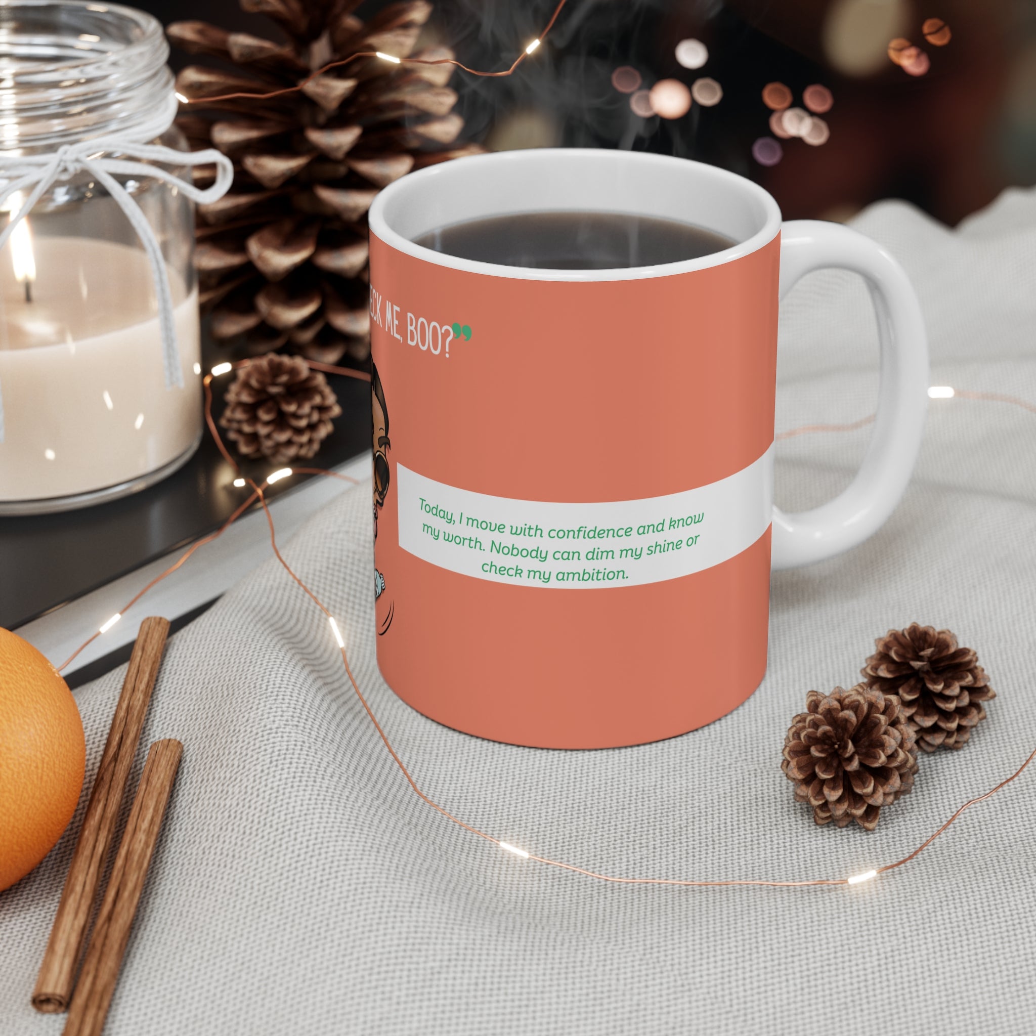 Real Housewives | The "Who Gon' Check Me?" Affirmation Mug | Funny Housewife Gift | Its Silly Nonsense Drinkware