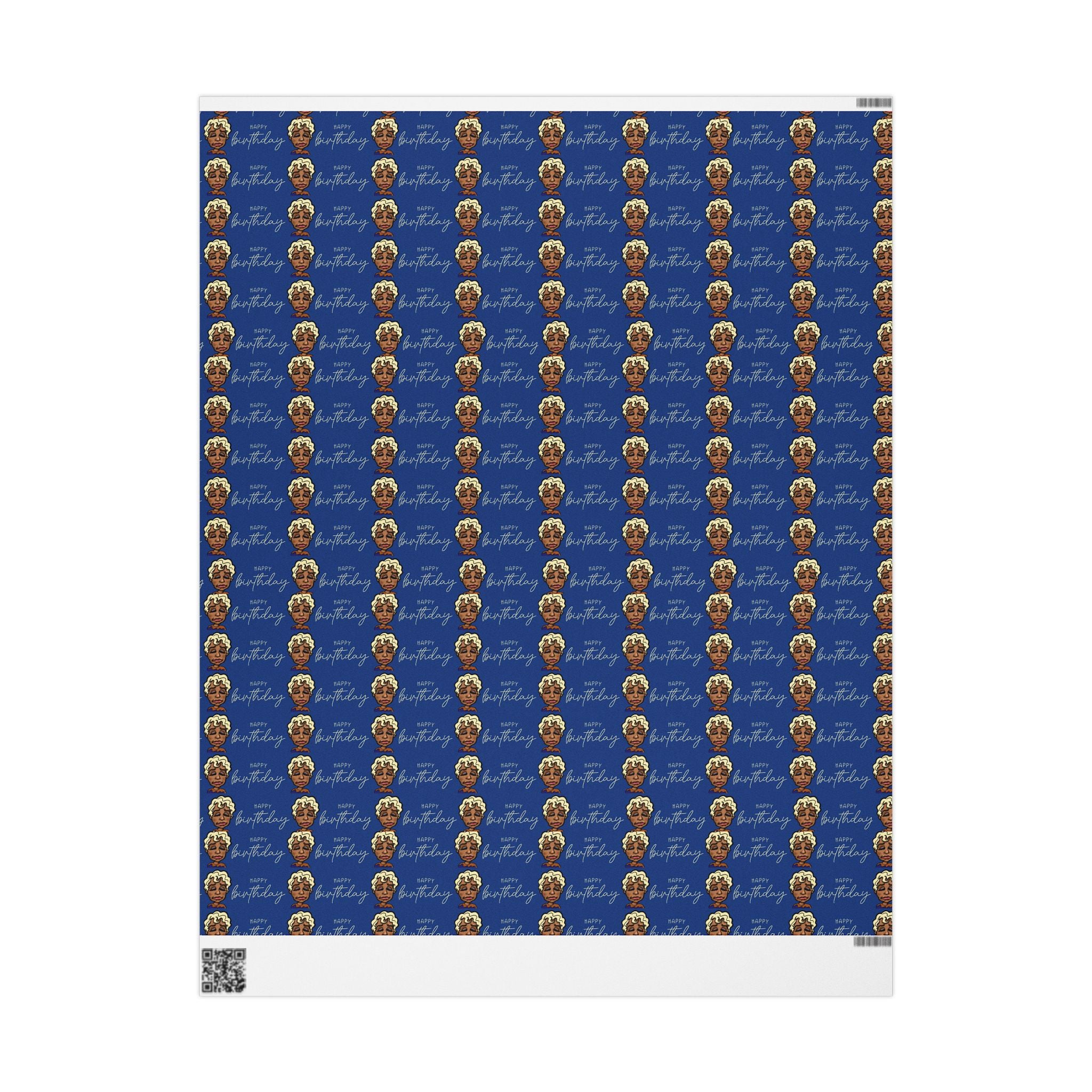 The "Drop that Birthday Beat" Wrapping Paper