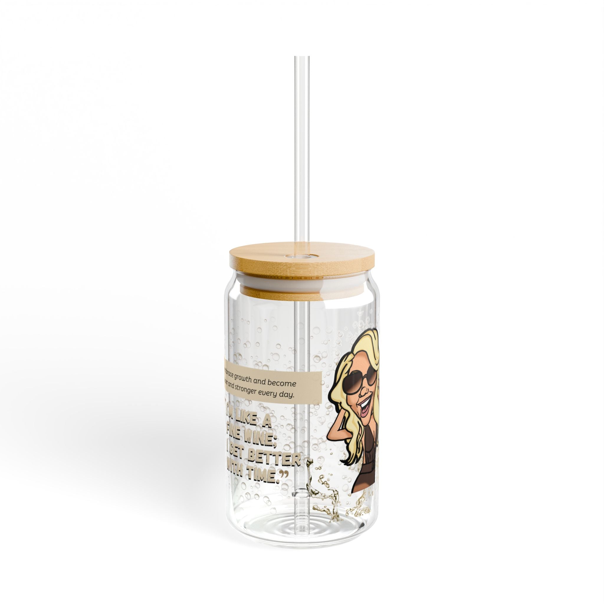 Real Housewives Fine Wine Affirmation Glass Cup | Funny Housewife Gift | Its Silly Nonsense Drinkware