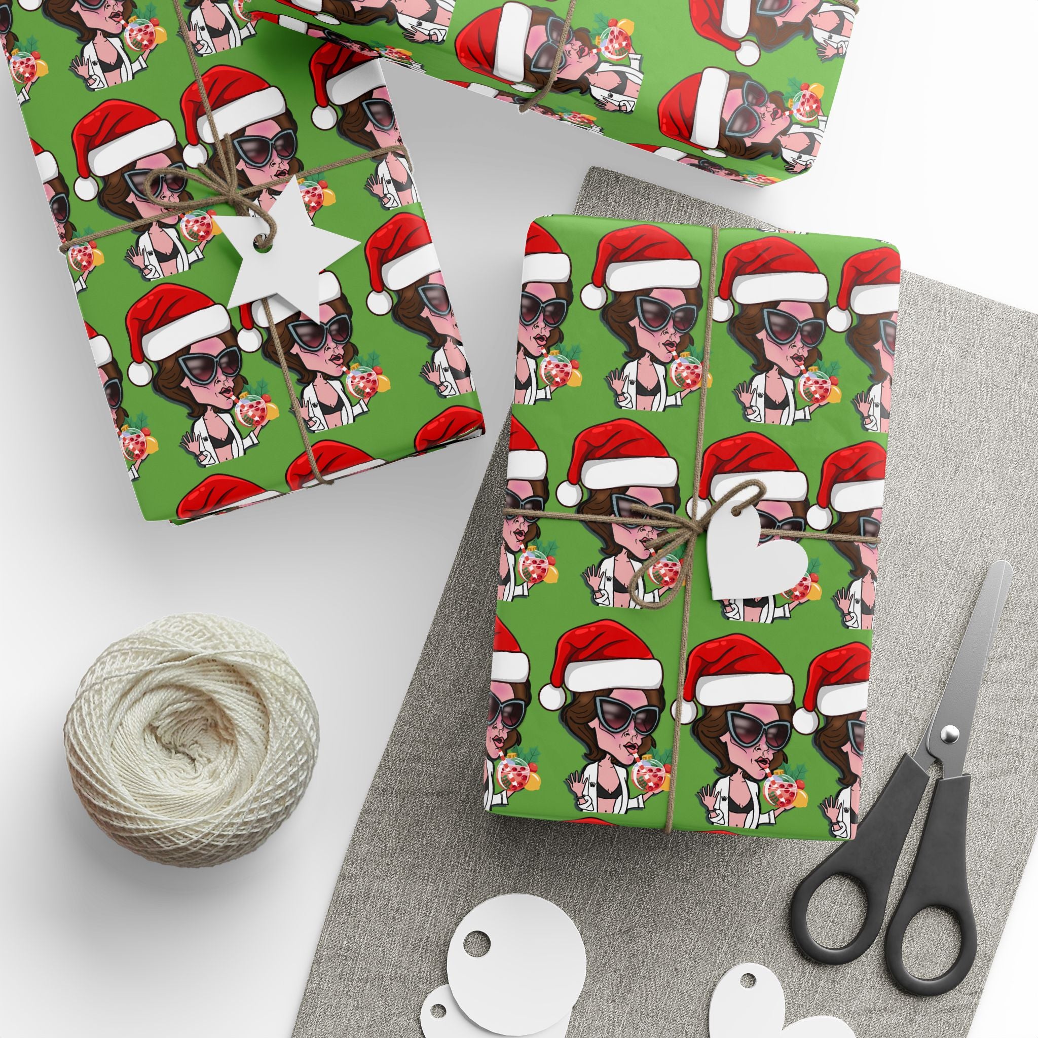 "Countess Holiday Chic" Wrapping Paper