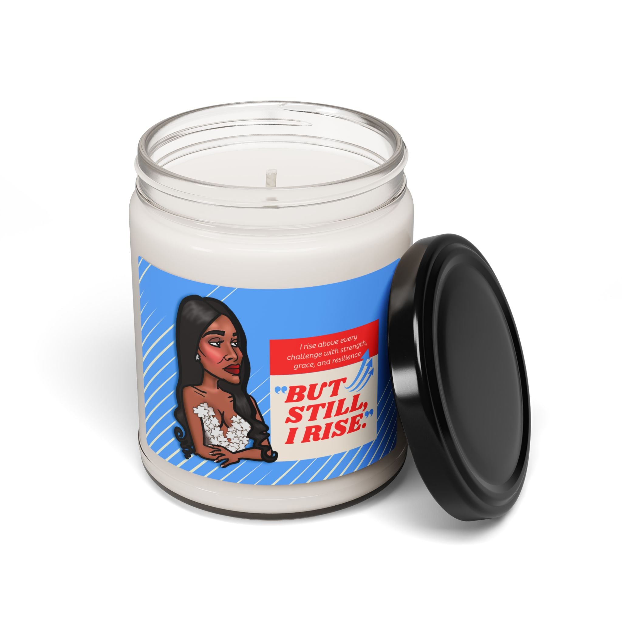Real Housewives | "But Still I Rise" Affirmation Candle | Funny Pop-Culture Gift