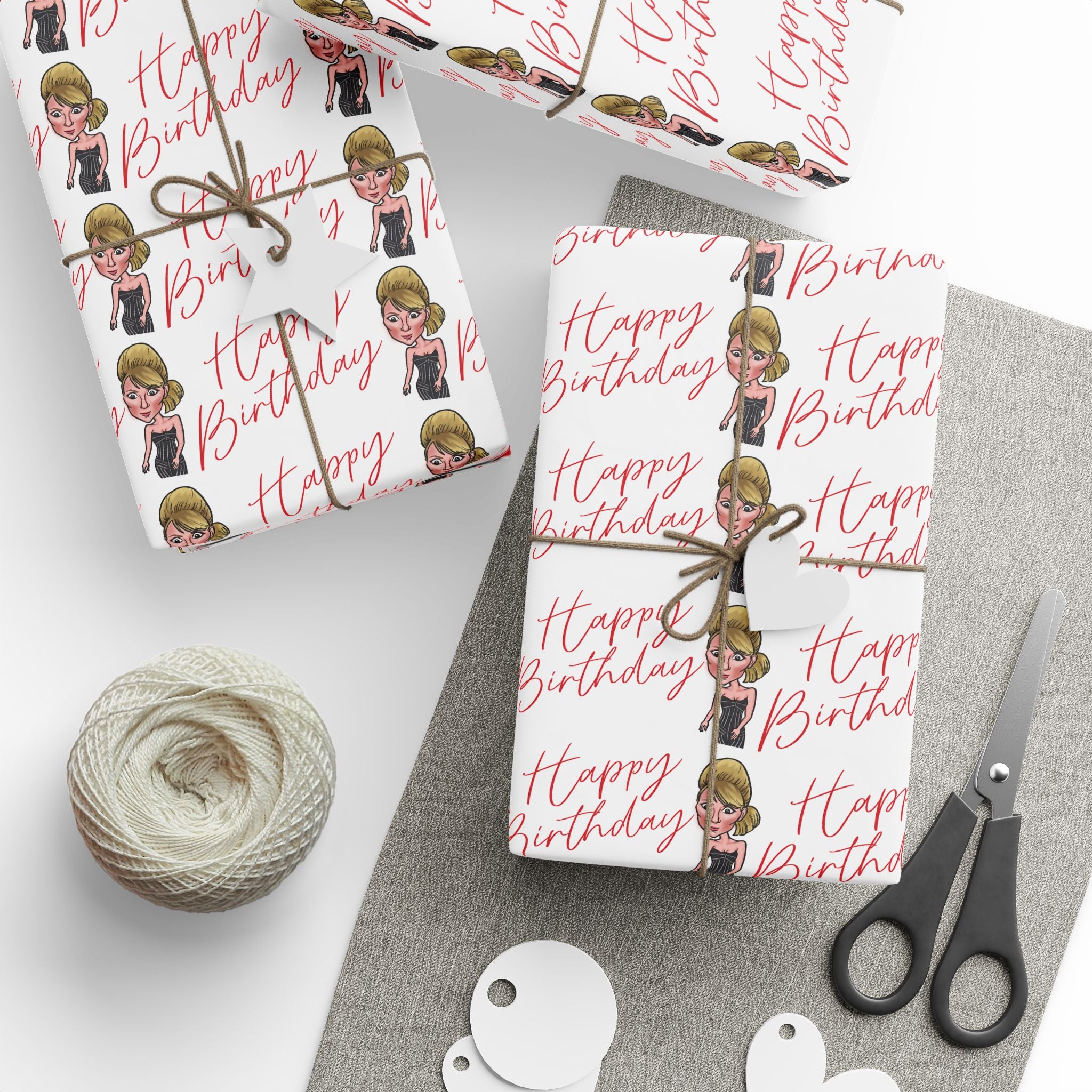 The “Crazy Eyez” Wrapping Paper