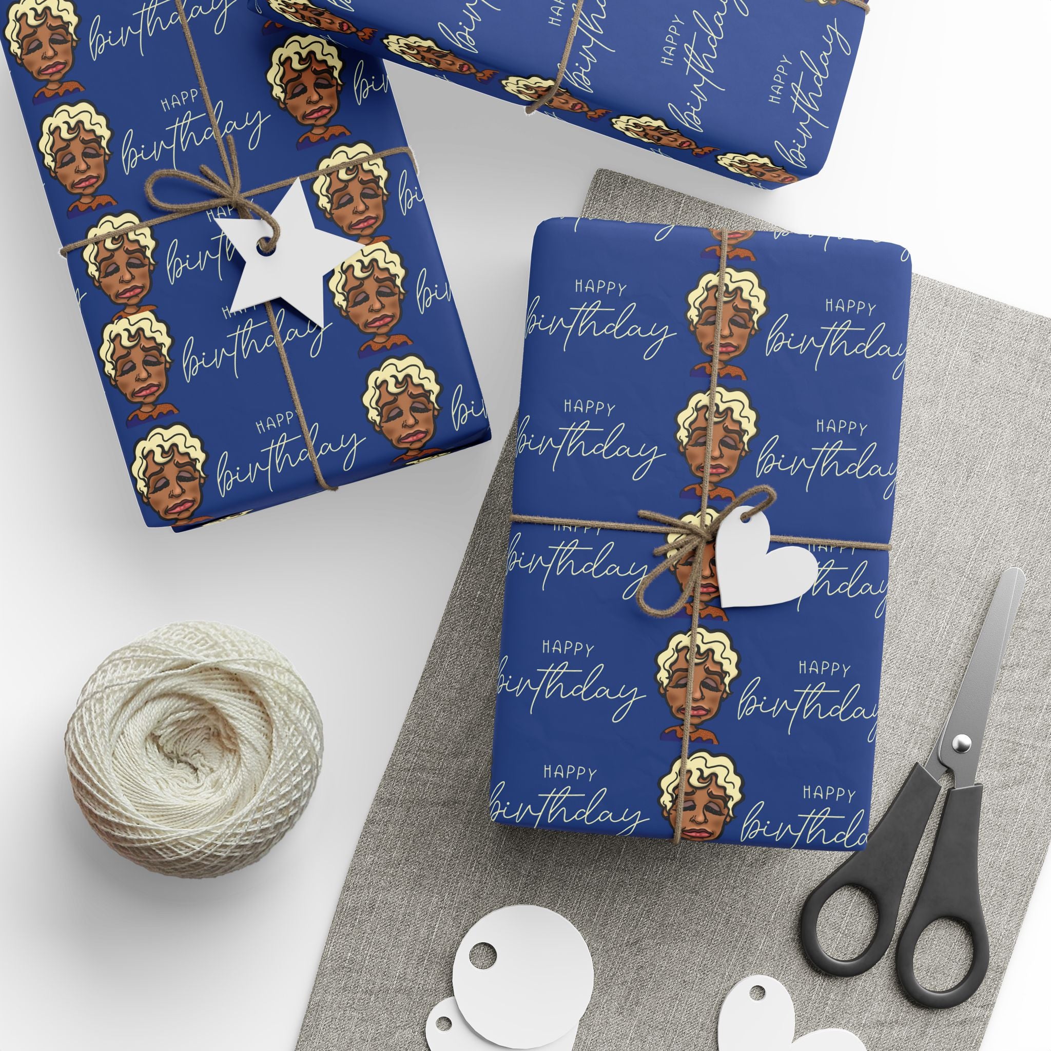 The "Drop that Birthday Beat" Wrapping Paper