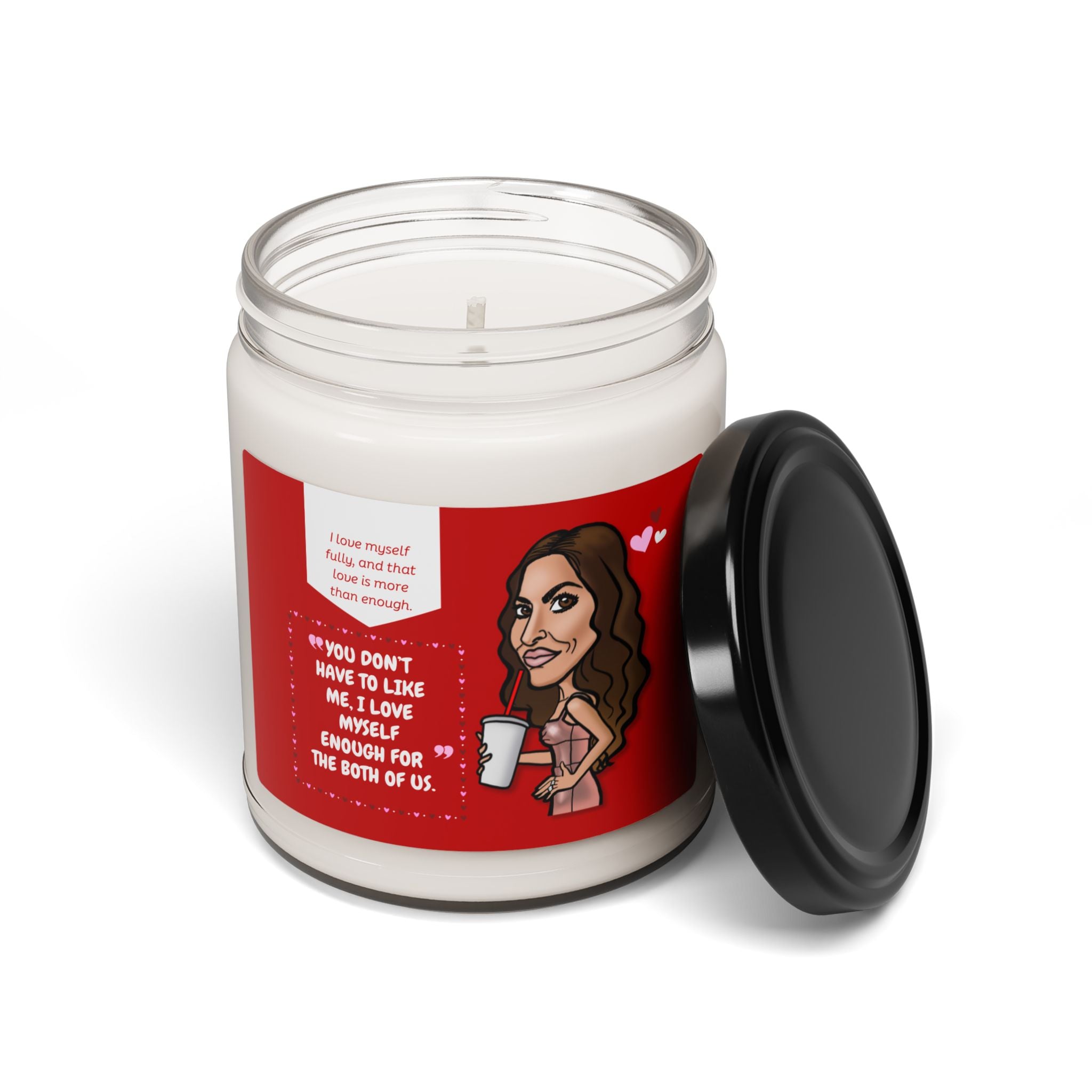 Real Housewives "Love Me for the Both of Us" Affirmation Candle | Funny Housewife Gift | Its Silly Nonsense