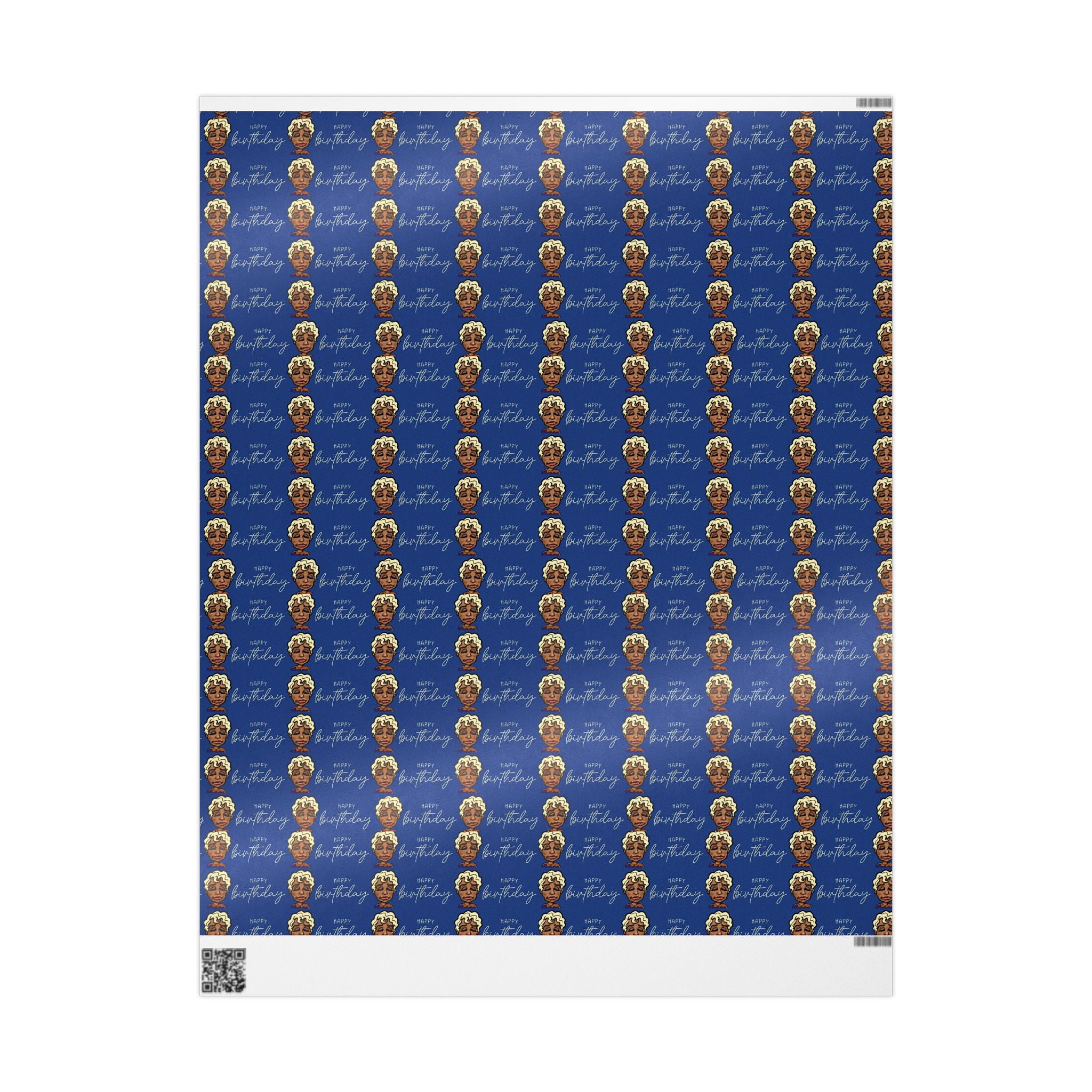 The "Drop that Birthday Beat" Wrapping Paper