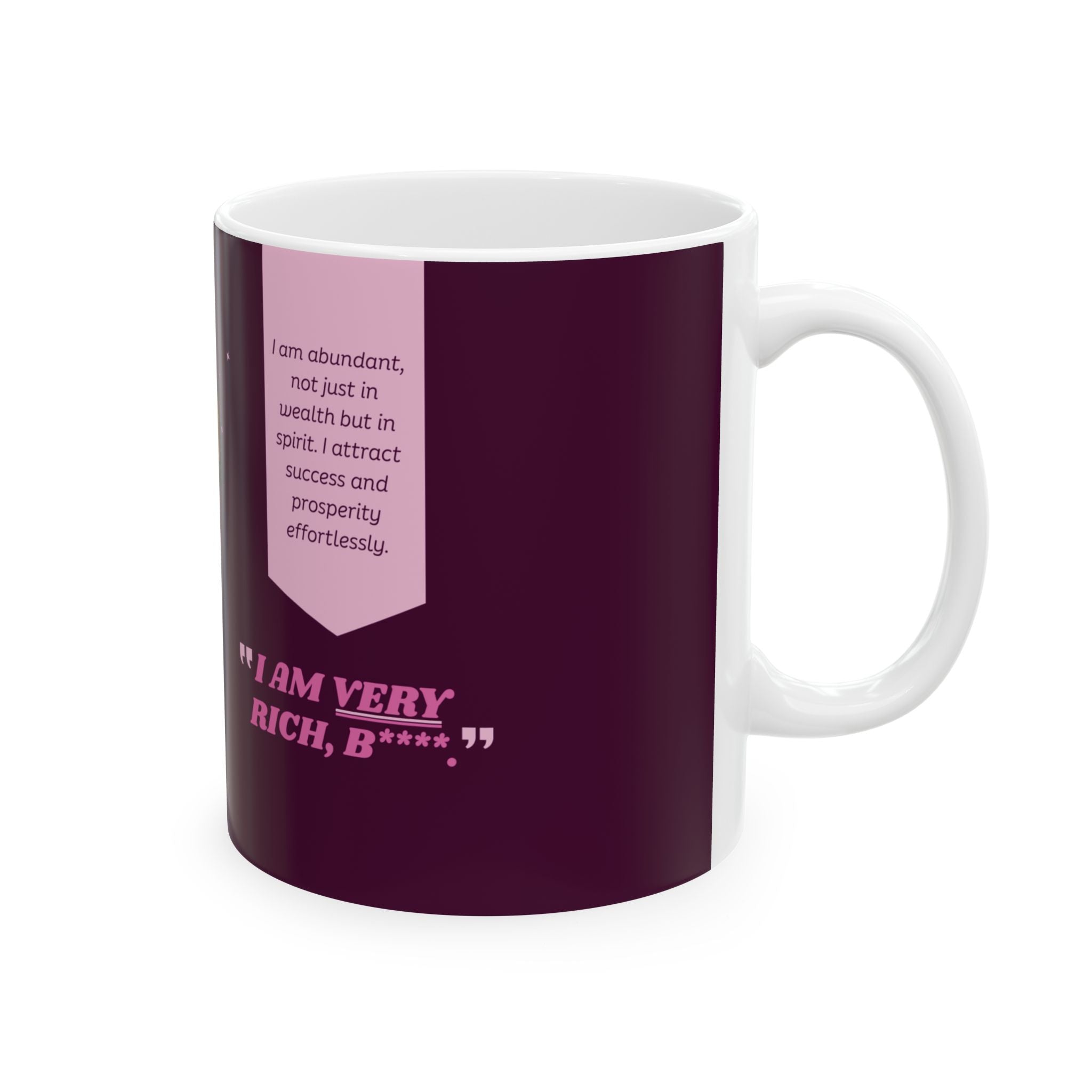 Real Housewives | "I’m Very Rich" Affirmation Mug | Funny Housewife Gift | Its Silly Nonsense Drinkware | RHOA