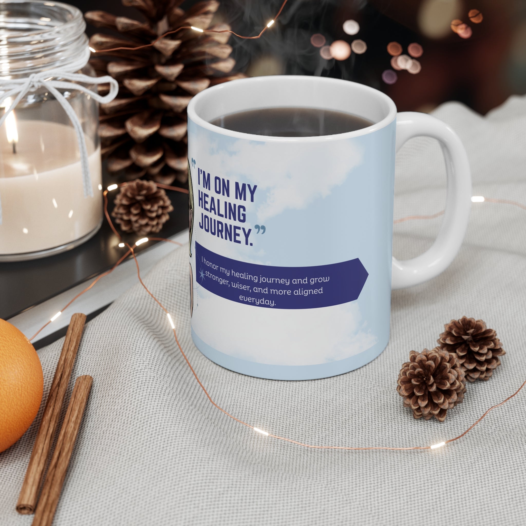 Real Housewives |The "Healing Cup of Joe" Affirmation Mug | Funny Housewife Gift | Its Silly Nonsense Drinkware