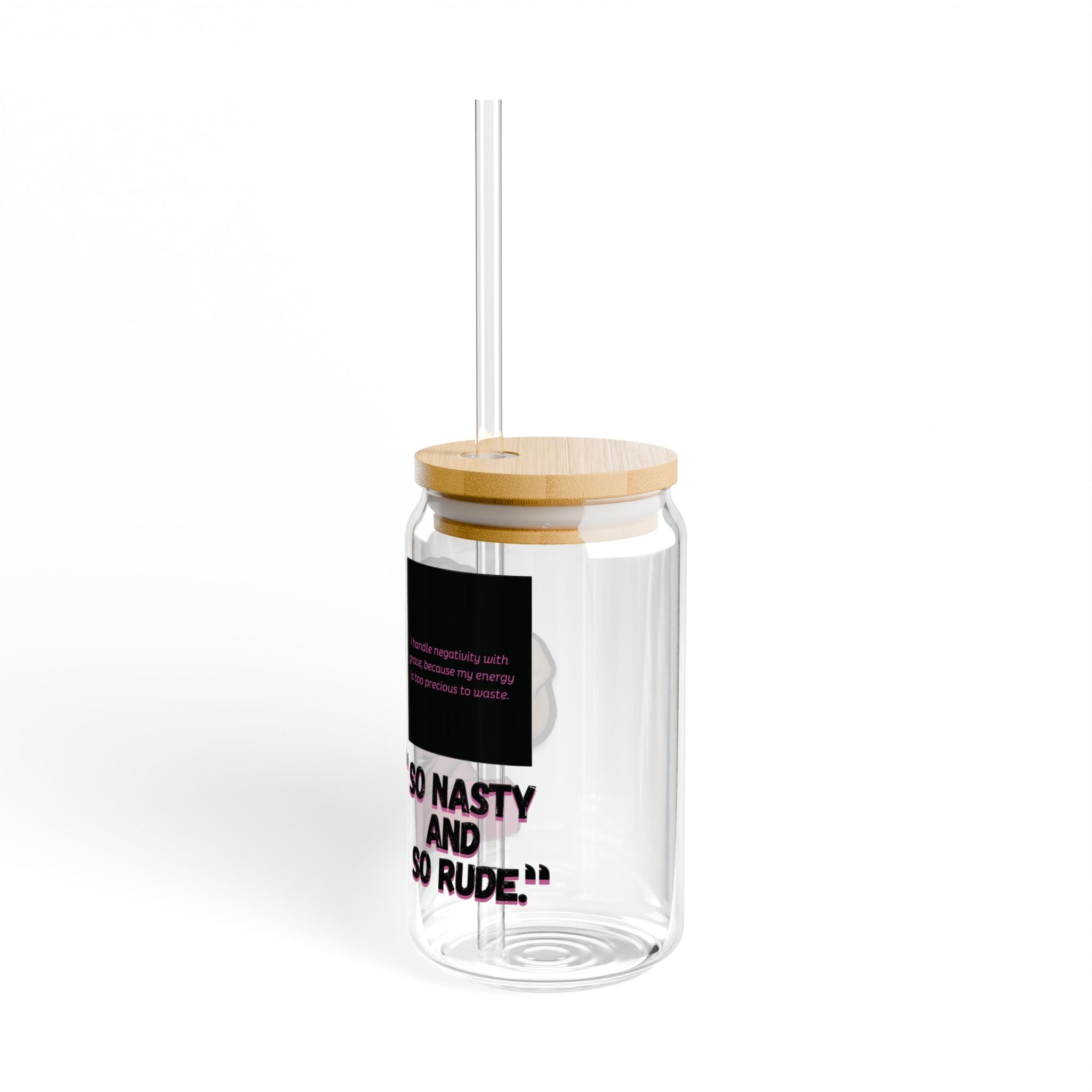 Real Housewives | The "So Nasty So Rude" Affirmation Glass Cup| Funny Housewife Gift | Its Silly Nonsense Drinkware