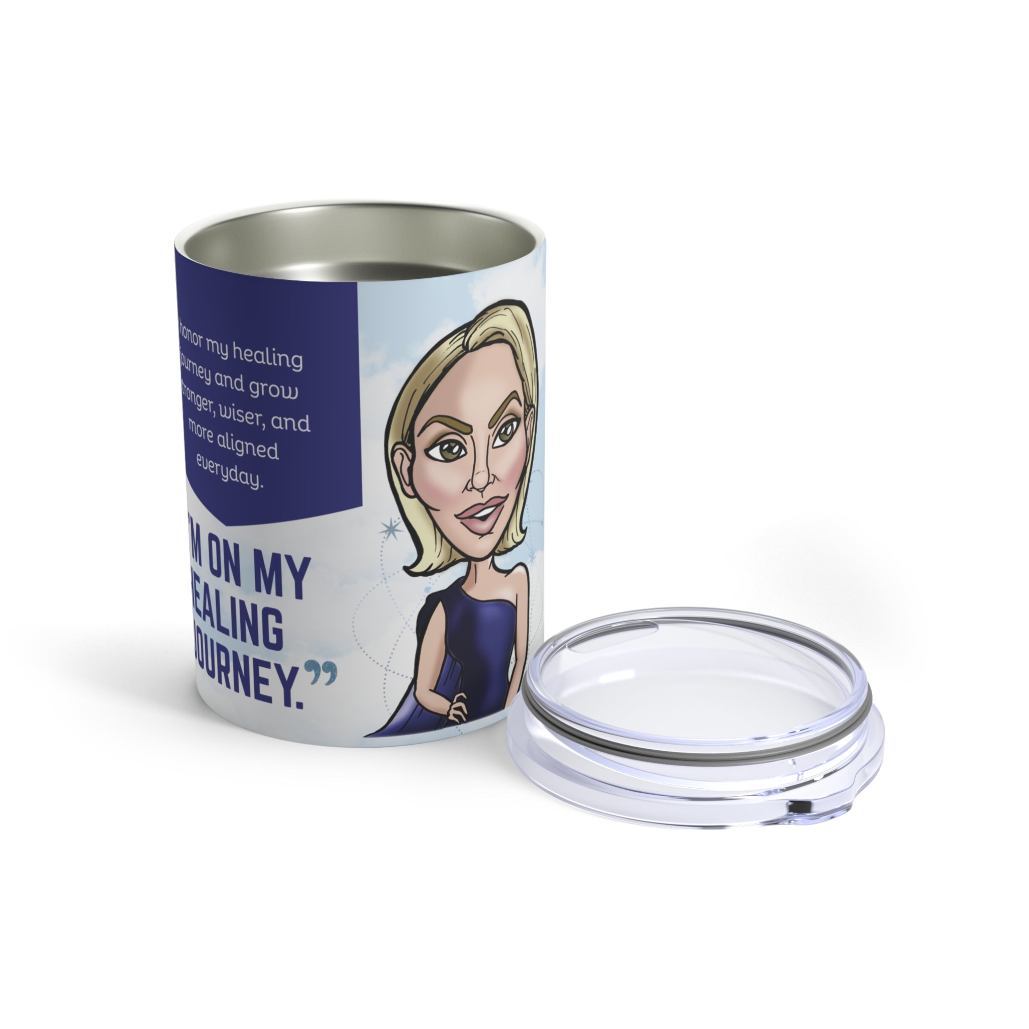 Real Housewives | The "Healing Cup of Joe" Affirmation Tumbler | Funny Housewife Gift | Its Silly Nonsense Drinkware