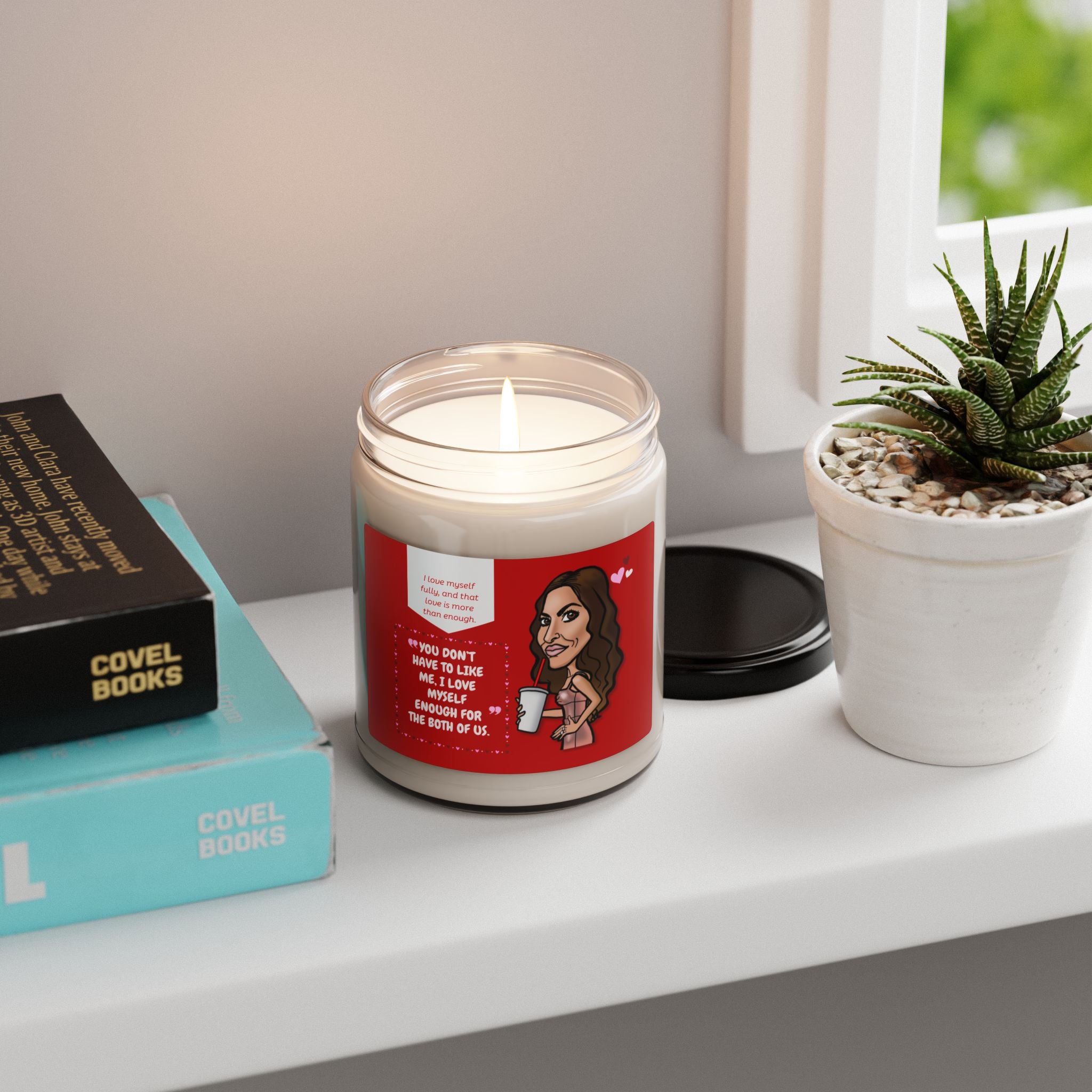 Real Housewives "Love Me for the Both of Us" Affirmation Candle | Funny Housewife Gift | Its Silly Nonsense