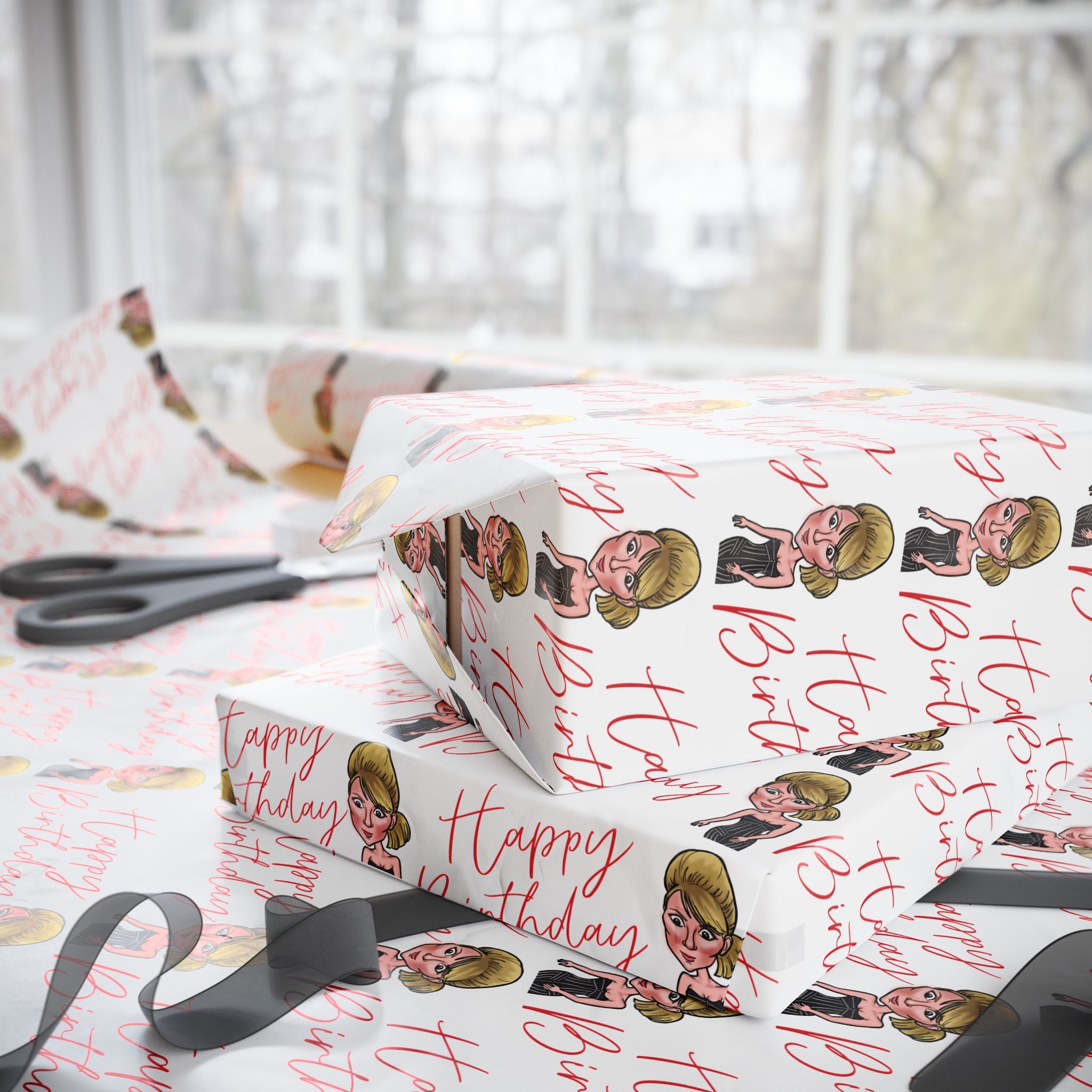 The “Crazy Eyez” Wrapping Paper
