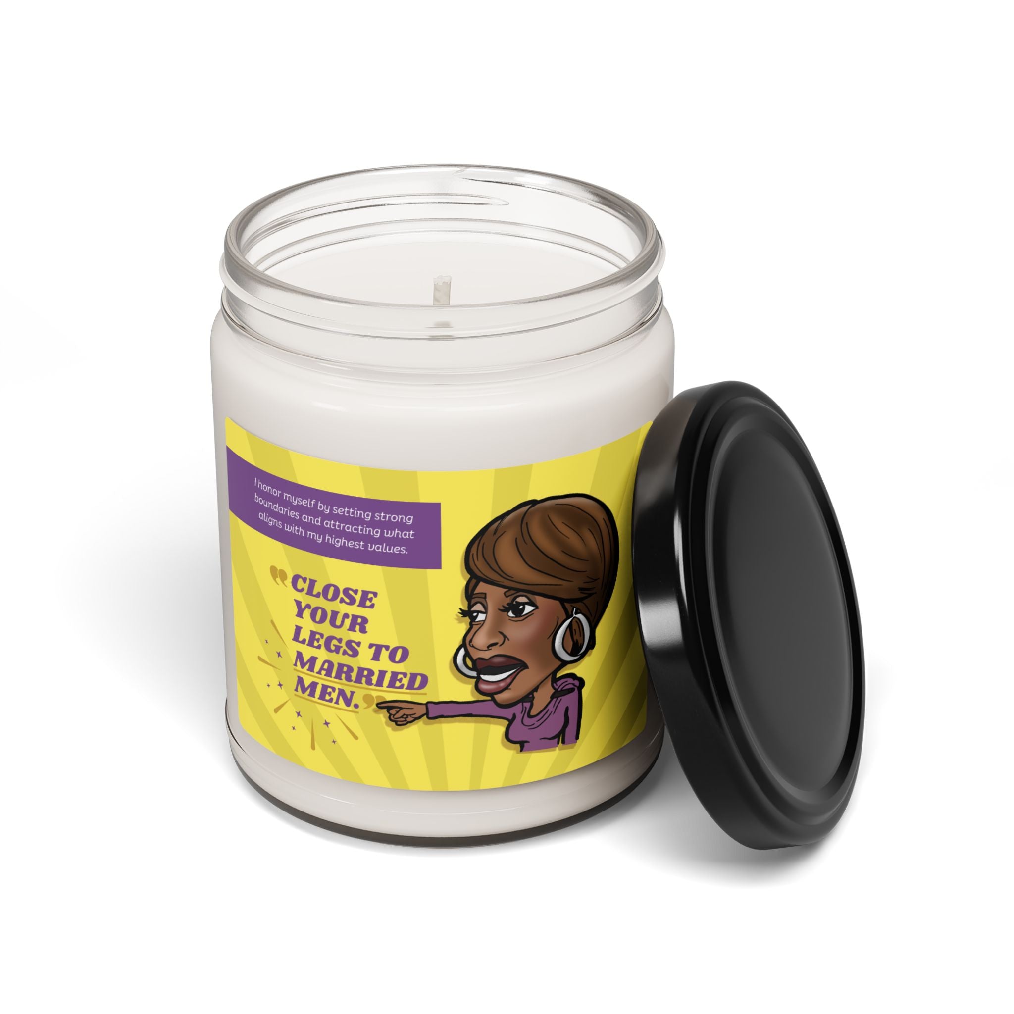 Real Housewives| Close Your Legs to Married Men Candle | Funny Housewife Candle | Pop Culture Gift | Its Silly Nonsense
