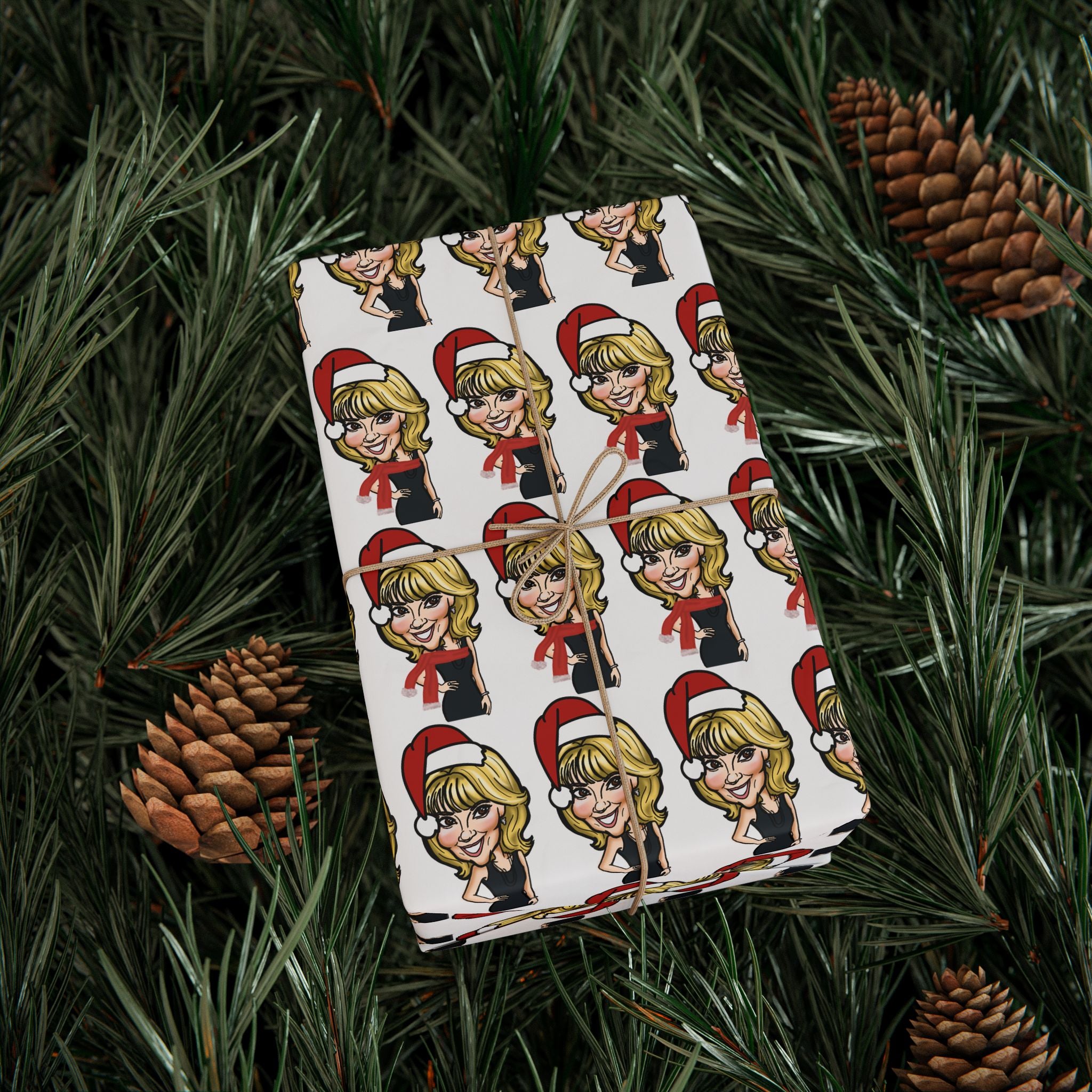 “Holiday Sparkle Icon” Wrapping Paper