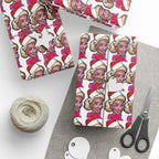 Real Housewives | "Don't be So Nasty So Rude on Christmas” Wrapping Paper | Funny Housewife Gift | Its Silly Nonsense