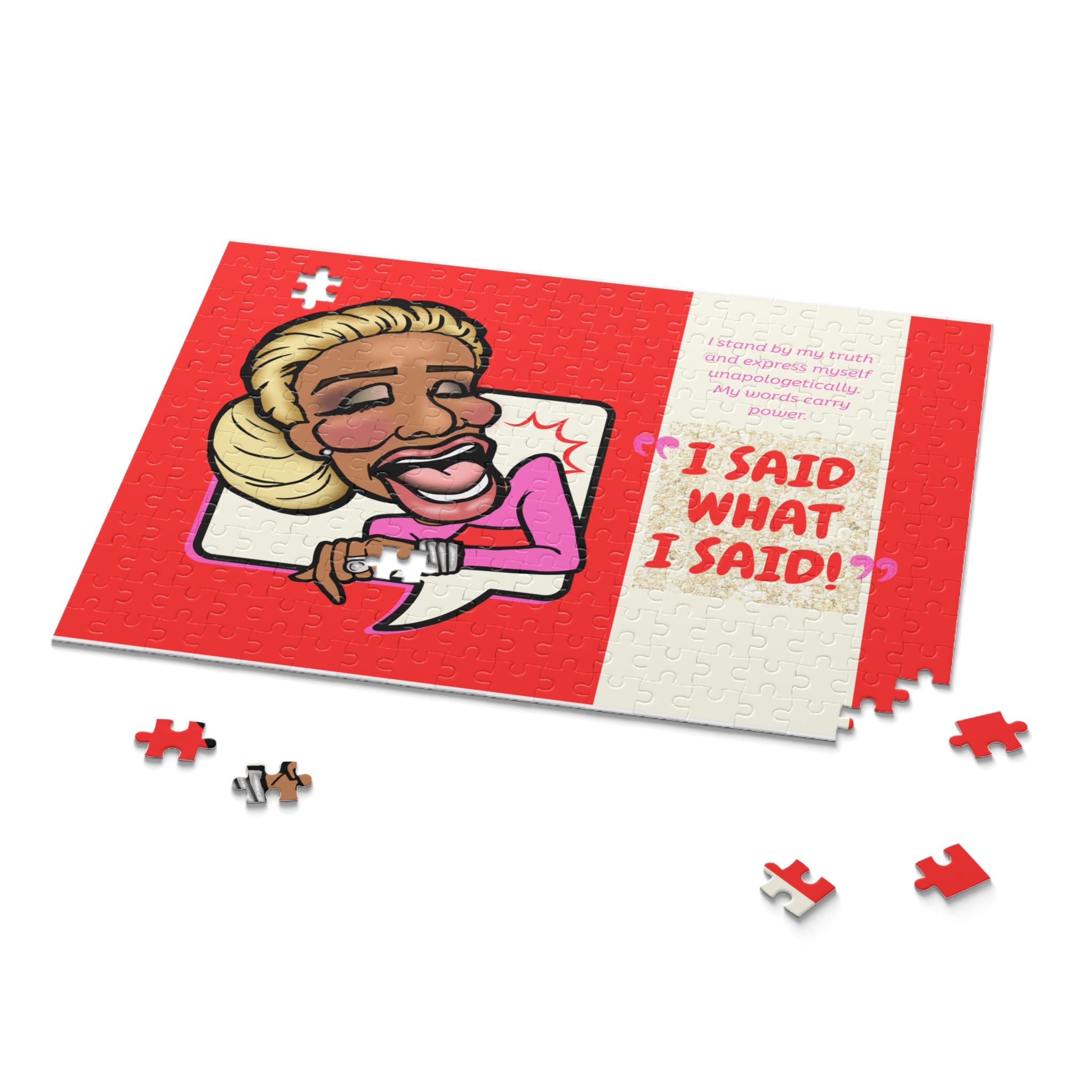 The "I Said What I Said' Puzzle - Pop Culture Gift for Fans Who Love Drama 252-Piece Puzzle