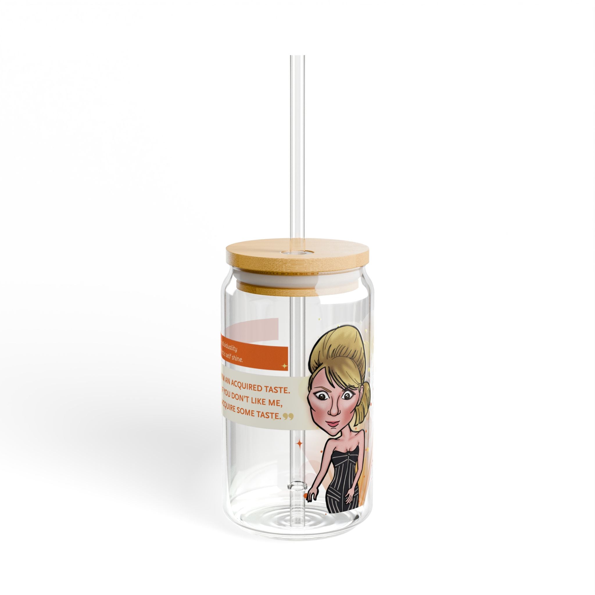 Real Housewives | "Acquired Taste" Affirmation Glass Cup | Funny Housewife Gift | Its Silly Nonsense Drinkware