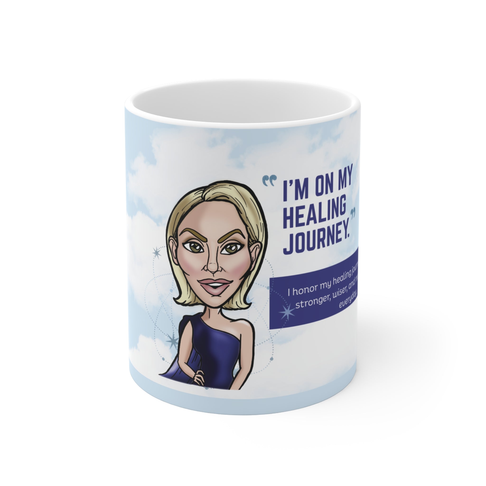 Real Housewives |The "Healing Cup of Joe" Affirmation Mug | Funny Housewife Gift | Its Silly Nonsense Drinkware