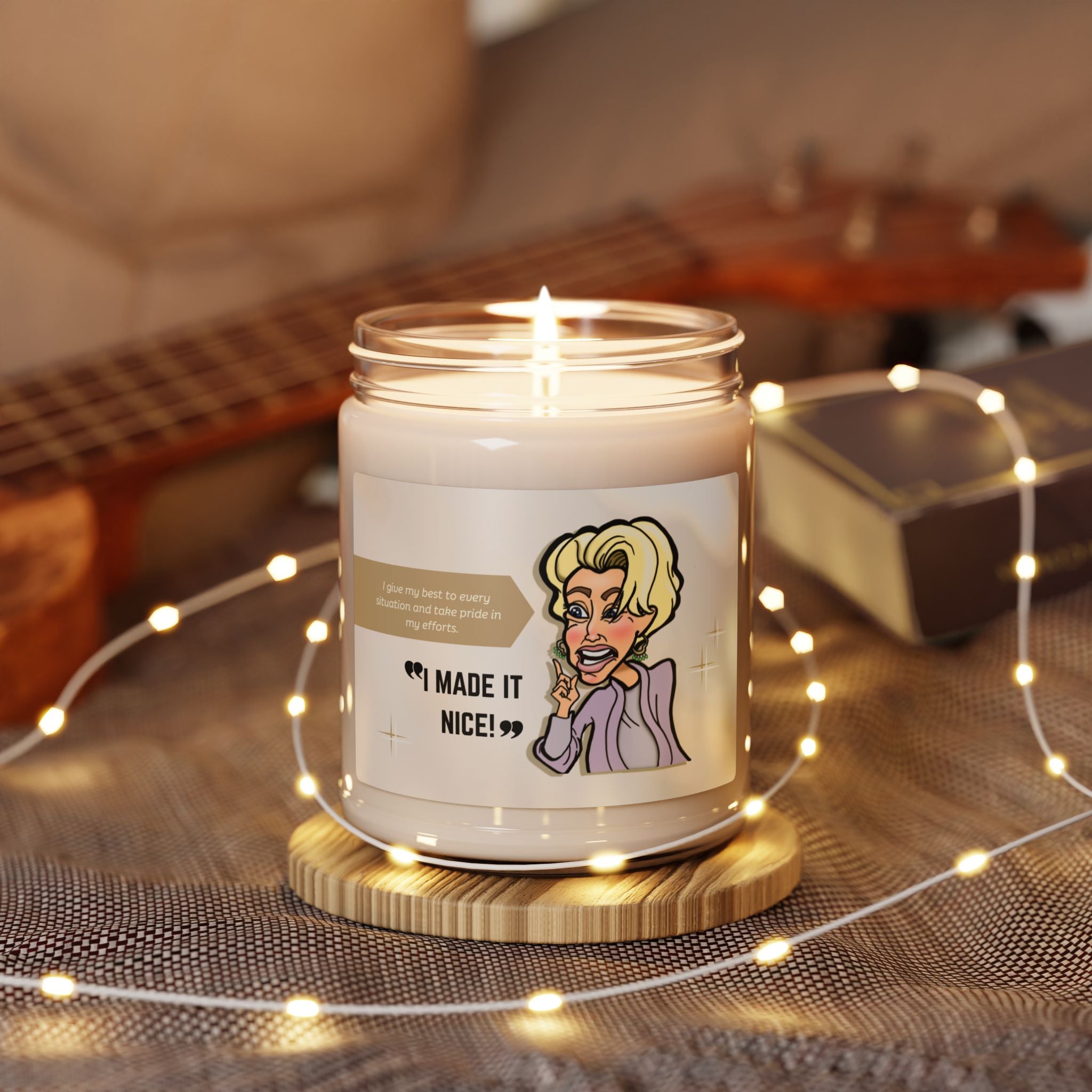 Real Housewives | "I Made It Nice" Affirmation Candle| Gift for Housewives Fans