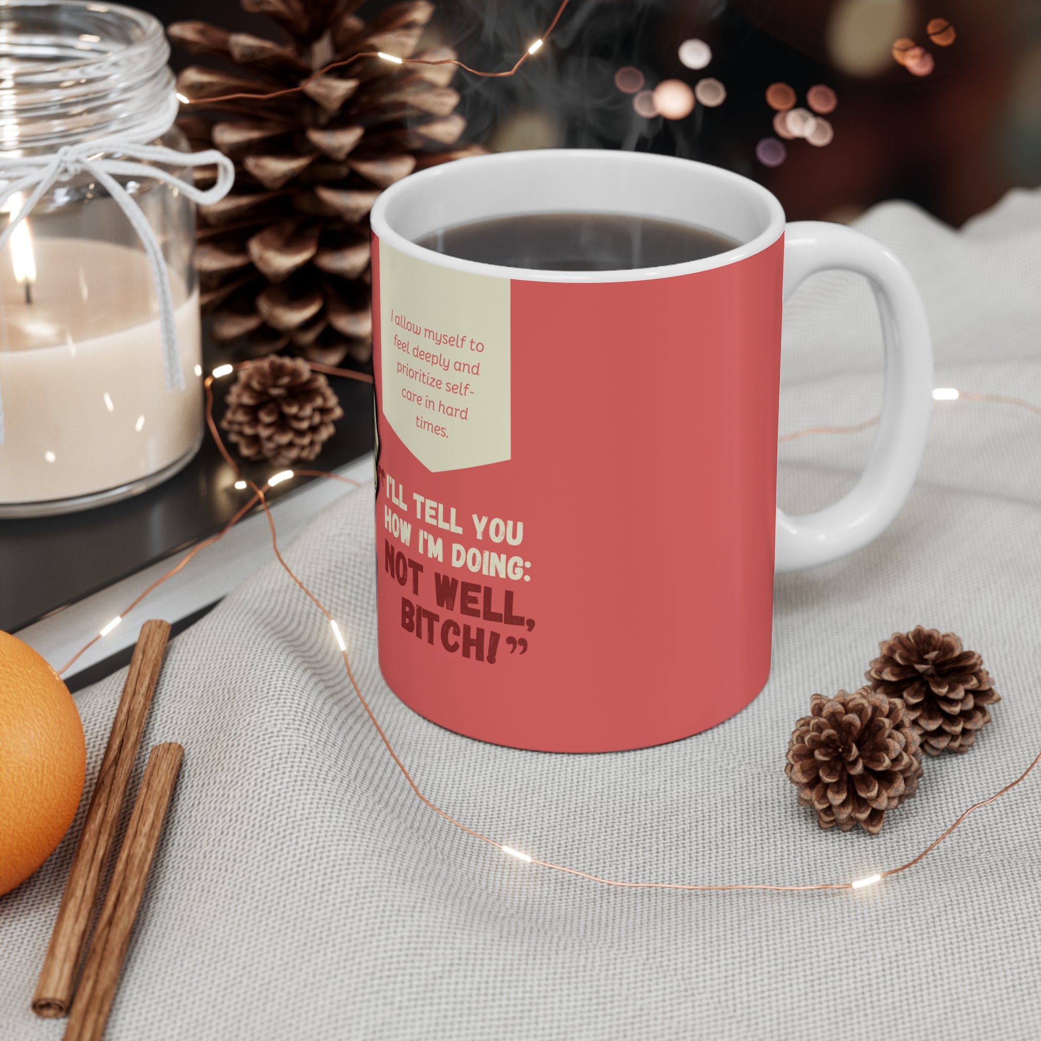 Real Housewives | The "Not Well" Affirmation Mug | Funny Housewife Gift | Its Silly Nonsense Drinkware