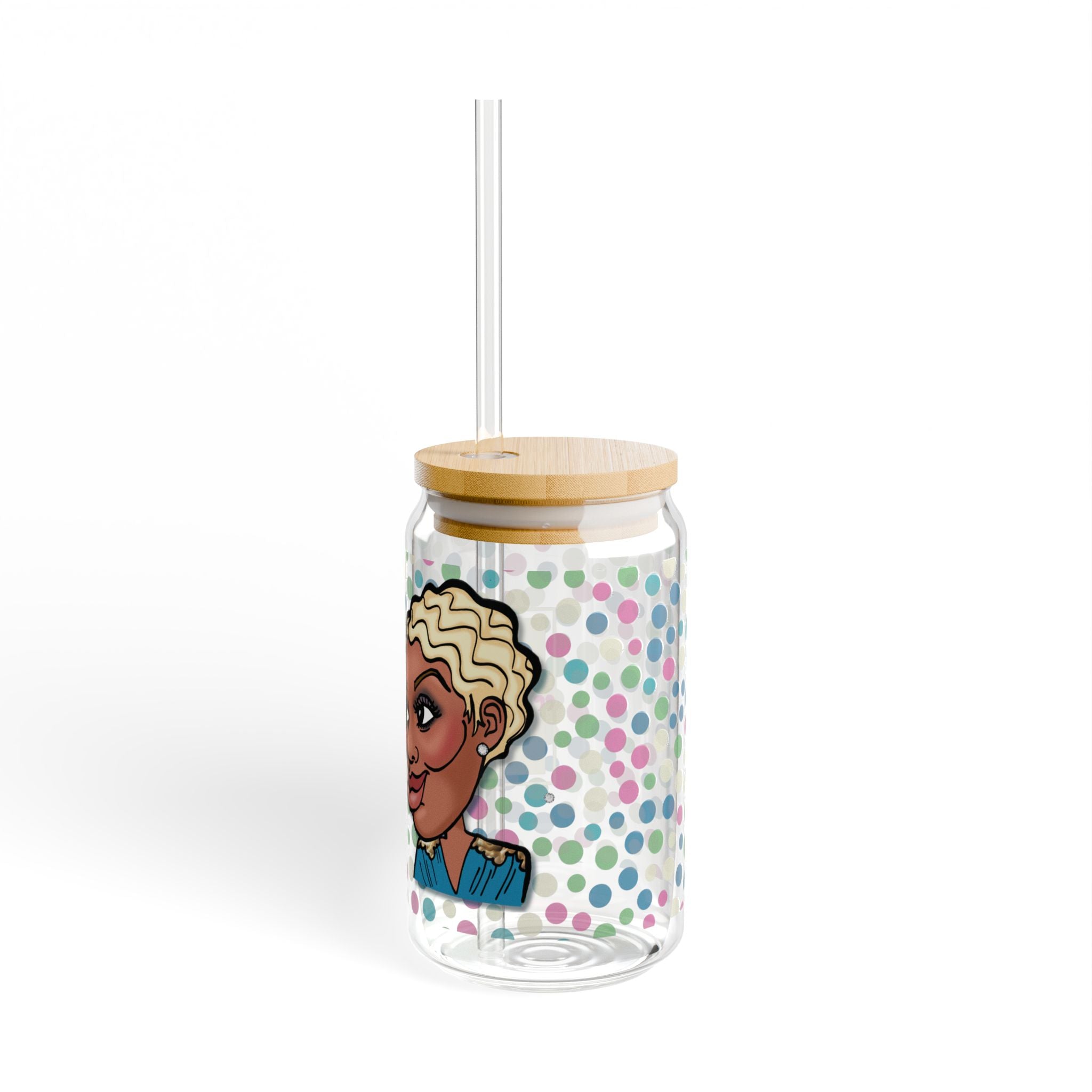 Real Housewives | The "Queen of BLOOP" Affirmation Glass Cup | Funny Housewife Gift | Its Silly Nonsense Drinkware