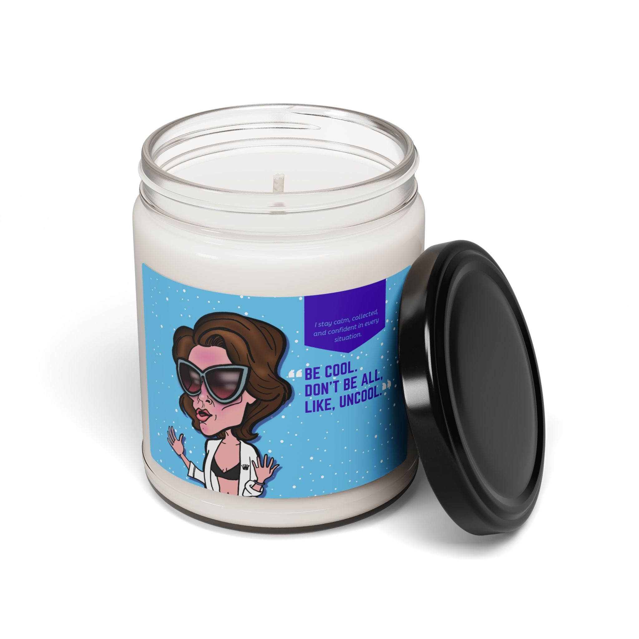 Real Housewives | The “Stay Cool” Affirmation Candle | Funny Housewife Gift | Its Silly Nonsense Drinkware