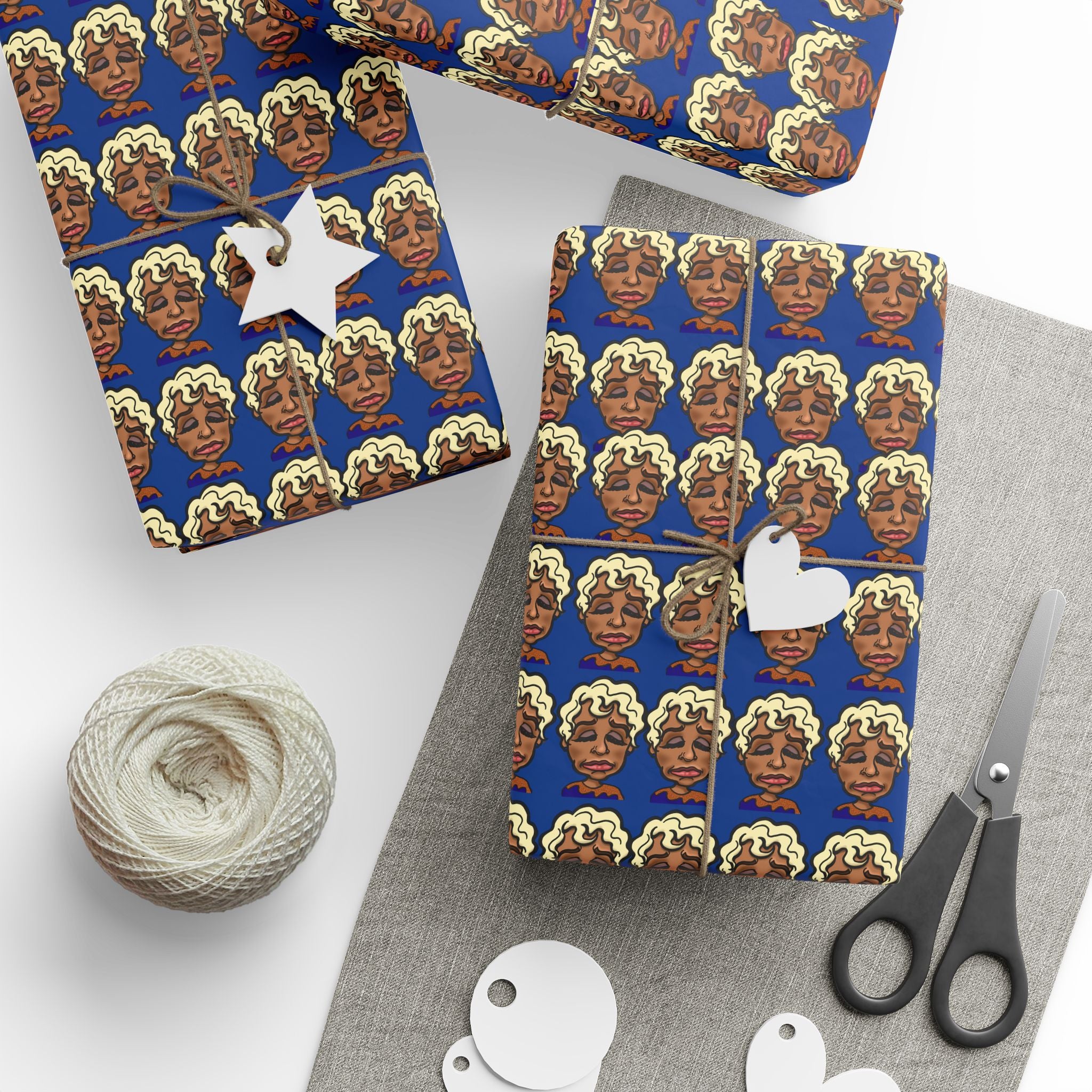 Real Housewives | The "Drop that Holiday Beat" Wrapping Paper | Funny Housewife Gift | Its Silly Nonsense