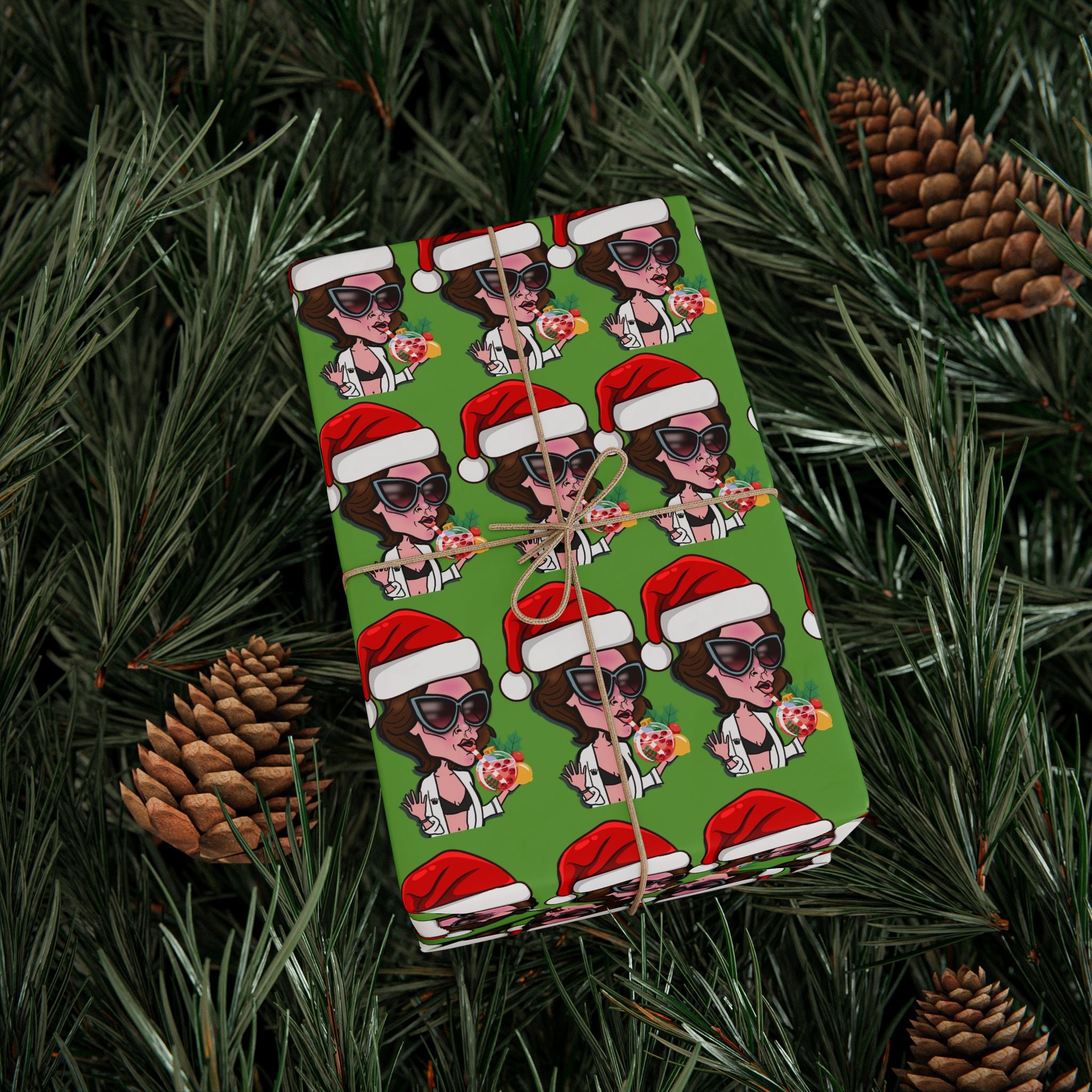 "Countess Holiday Chic" Wrapping Paper