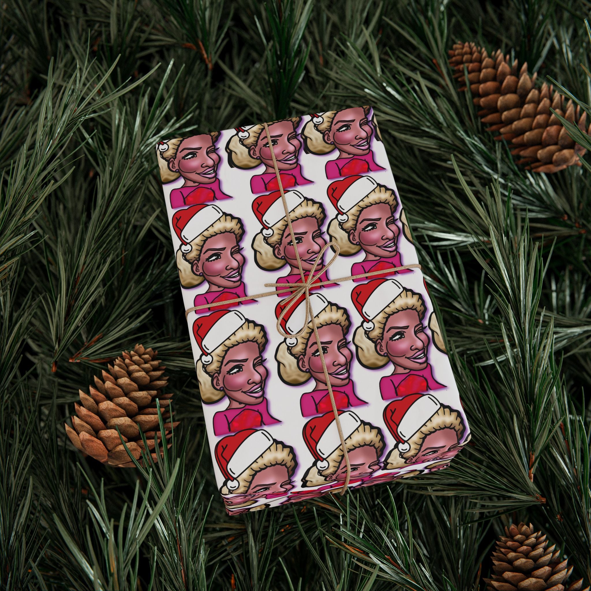 Real Housewives | "Don't be So Nasty So Rude on Christmas” Wrapping Paper | Funny Housewife Gift | Its Silly Nonsense