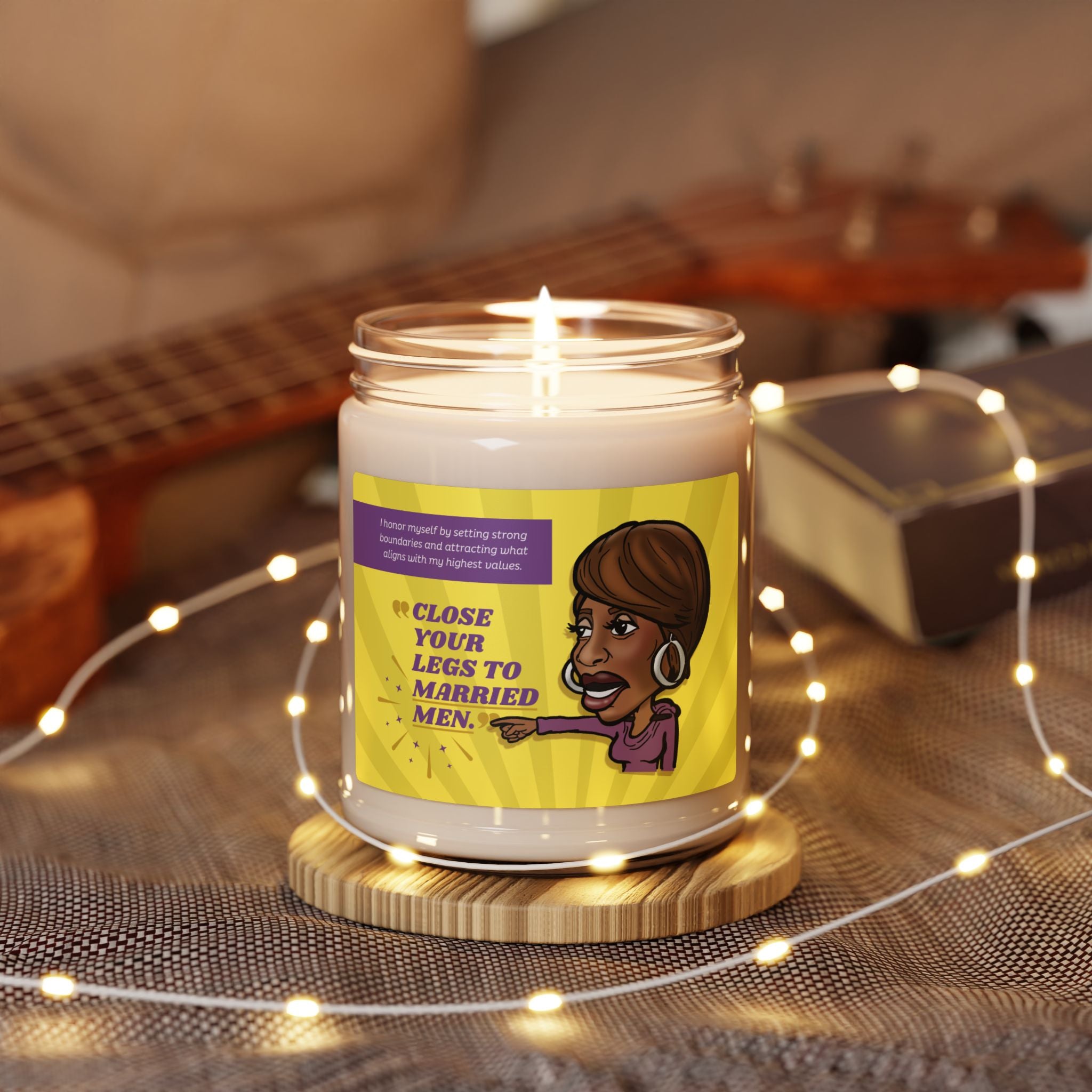 Real Housewives| Close Your Legs to Married Men Candle | Funny Housewife Candle | Pop Culture Gift | Its Silly Nonsense
