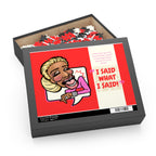 The "I Said What I Said' Puzzle - Pop Culture Gift for Fans Who Love Drama 252-Piece Puzzle