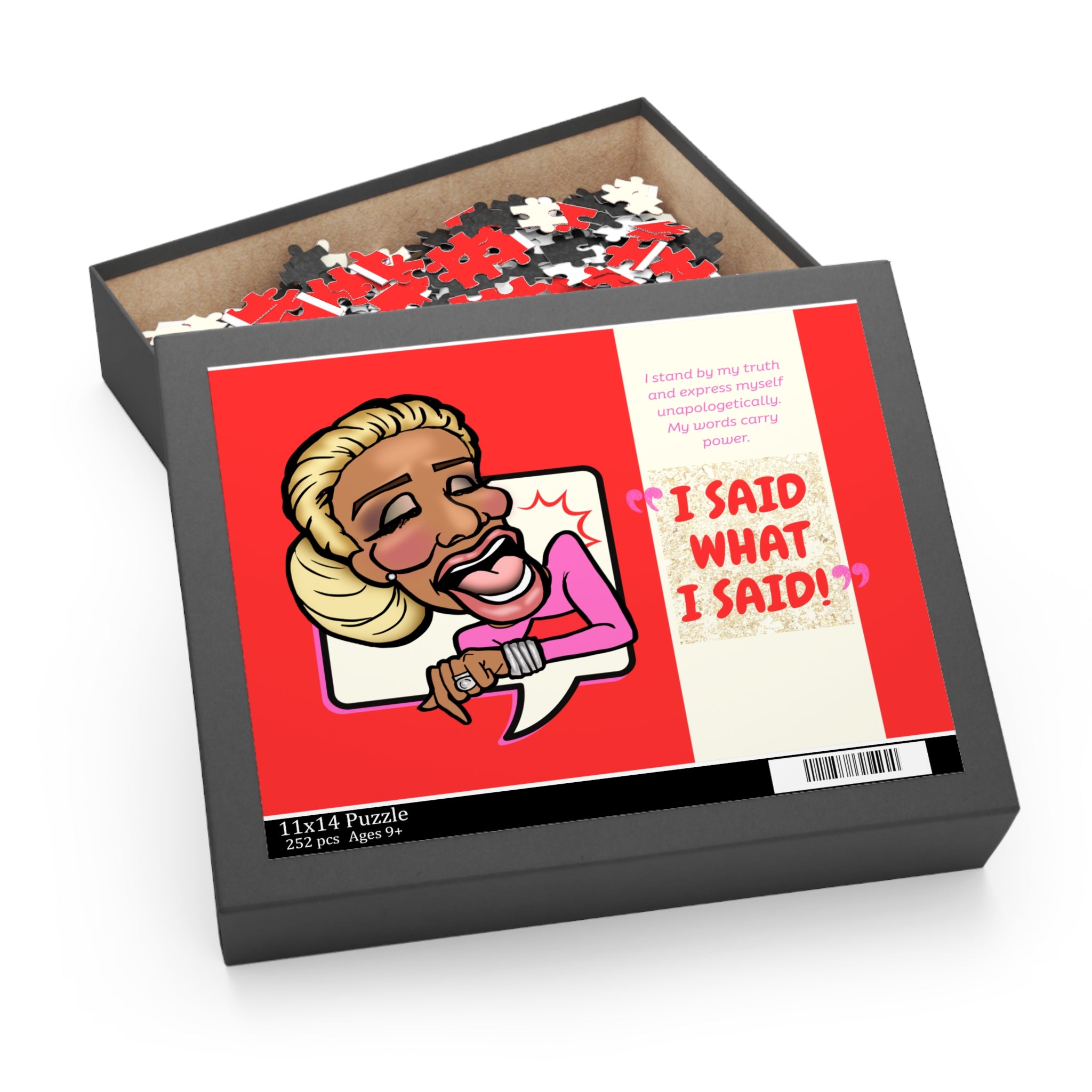 The "I Said What I Said' Puzzle - Pop Culture Gift for Fans Who Love Drama 252-Piece Puzzle